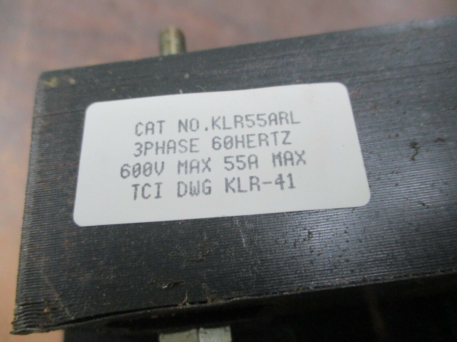 TCI Sine Guard 3Ph Line Reactor KLR55ARL 55A 600V 3Ph 60Hz Used