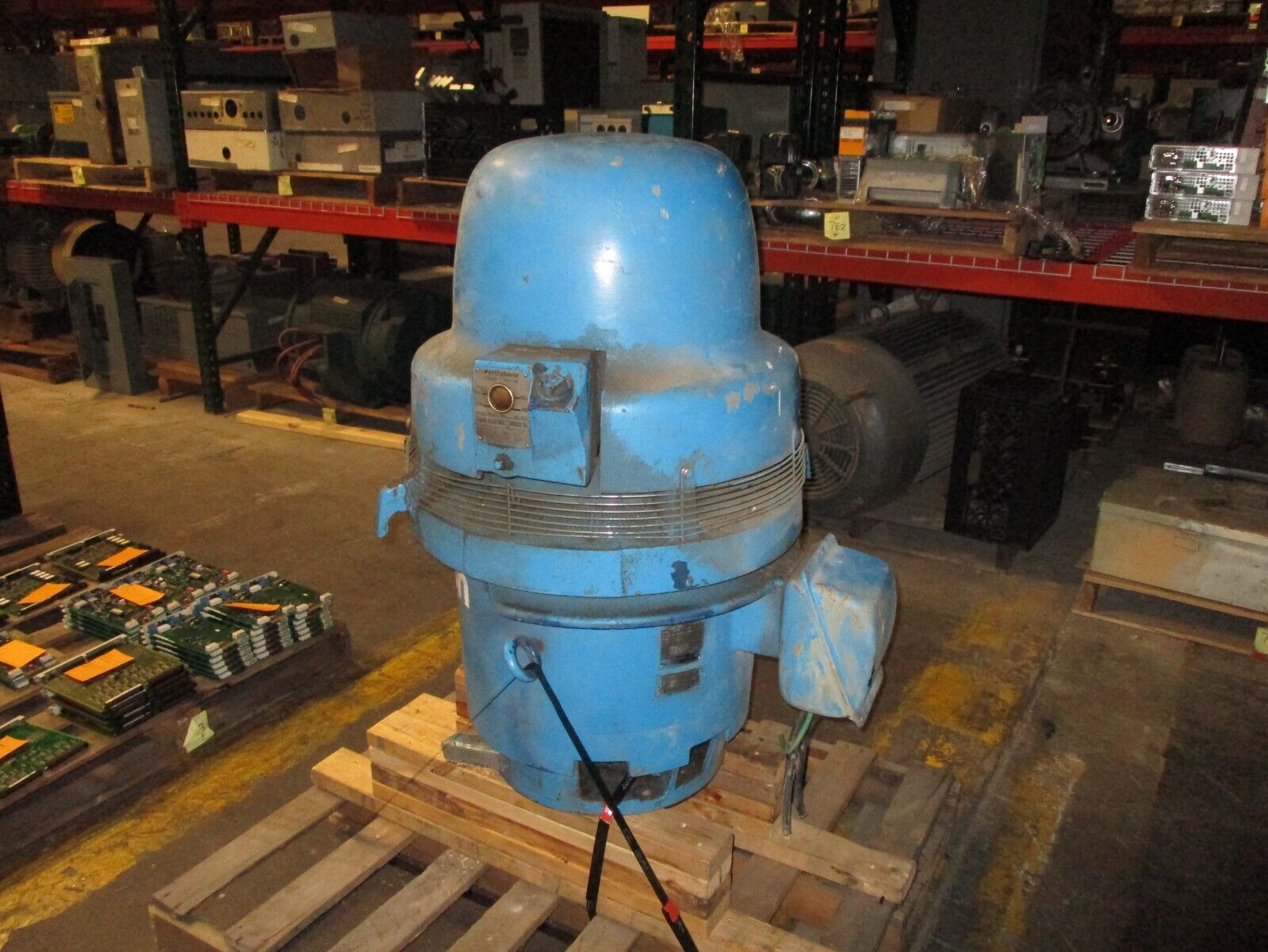 Westinghouse AC Motor 100HP 1800RPM 460V 114A 3Ph 60Hz Vertical Mount Used