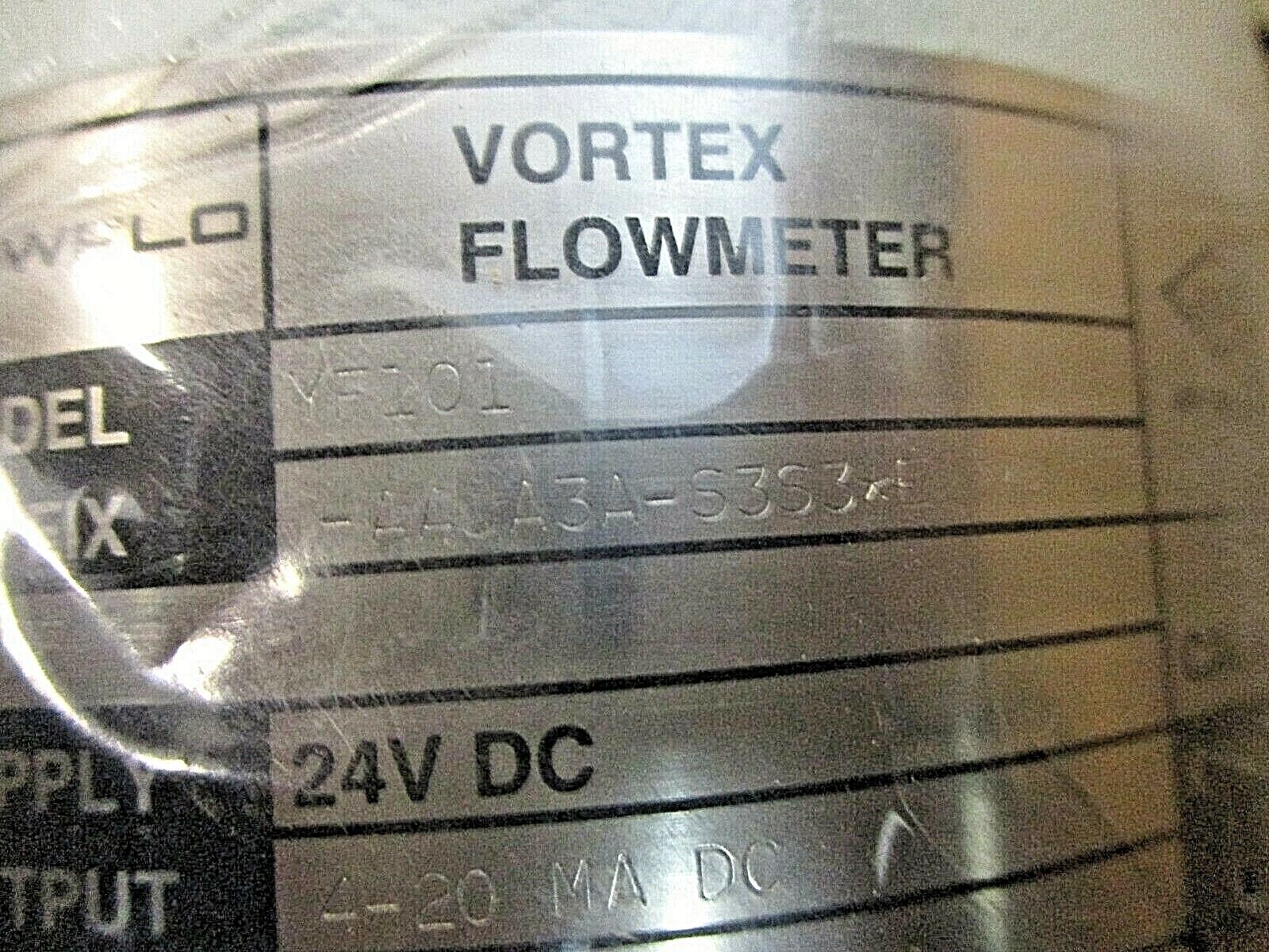 Yokogawa Yewflo Vortex Flowmeter YF101 AAUA3A-S353*E Supply: 24VDC 1440PSIG Max