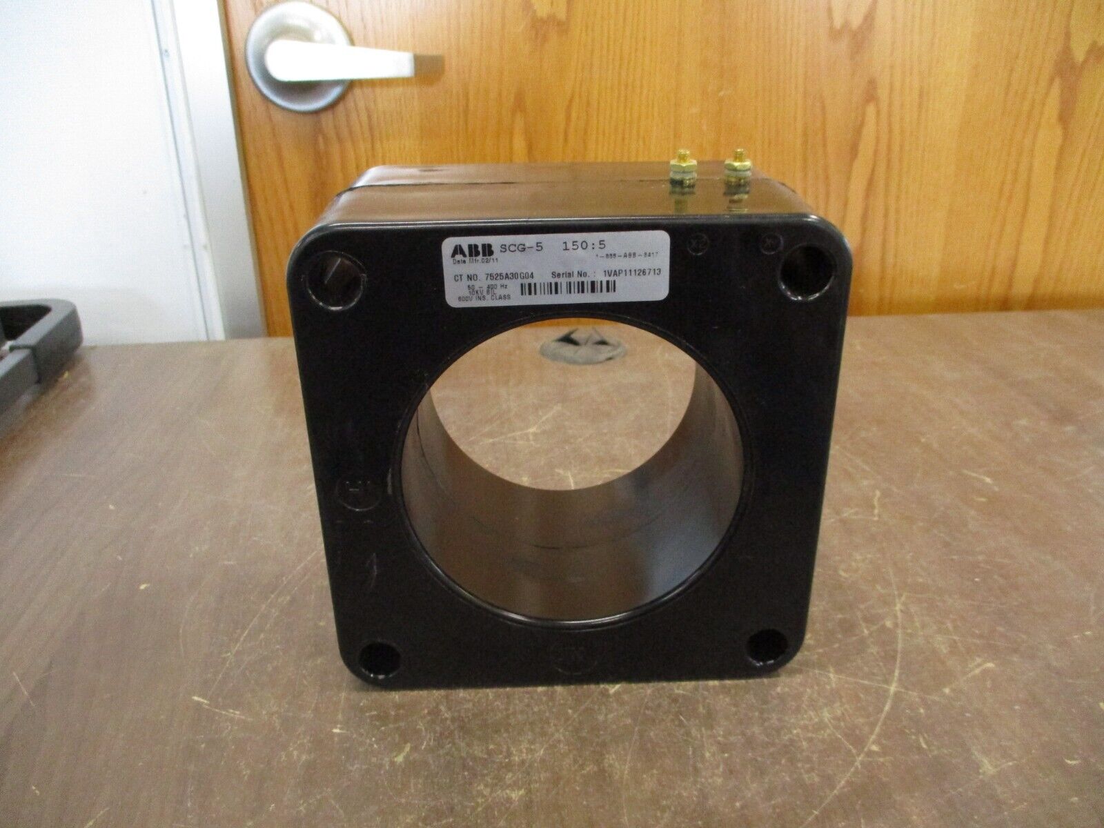 ABB SCG-5 Current Transformer 7525A30G04 Ratio 150:5A 600V 50-400Hz 10kV BIL