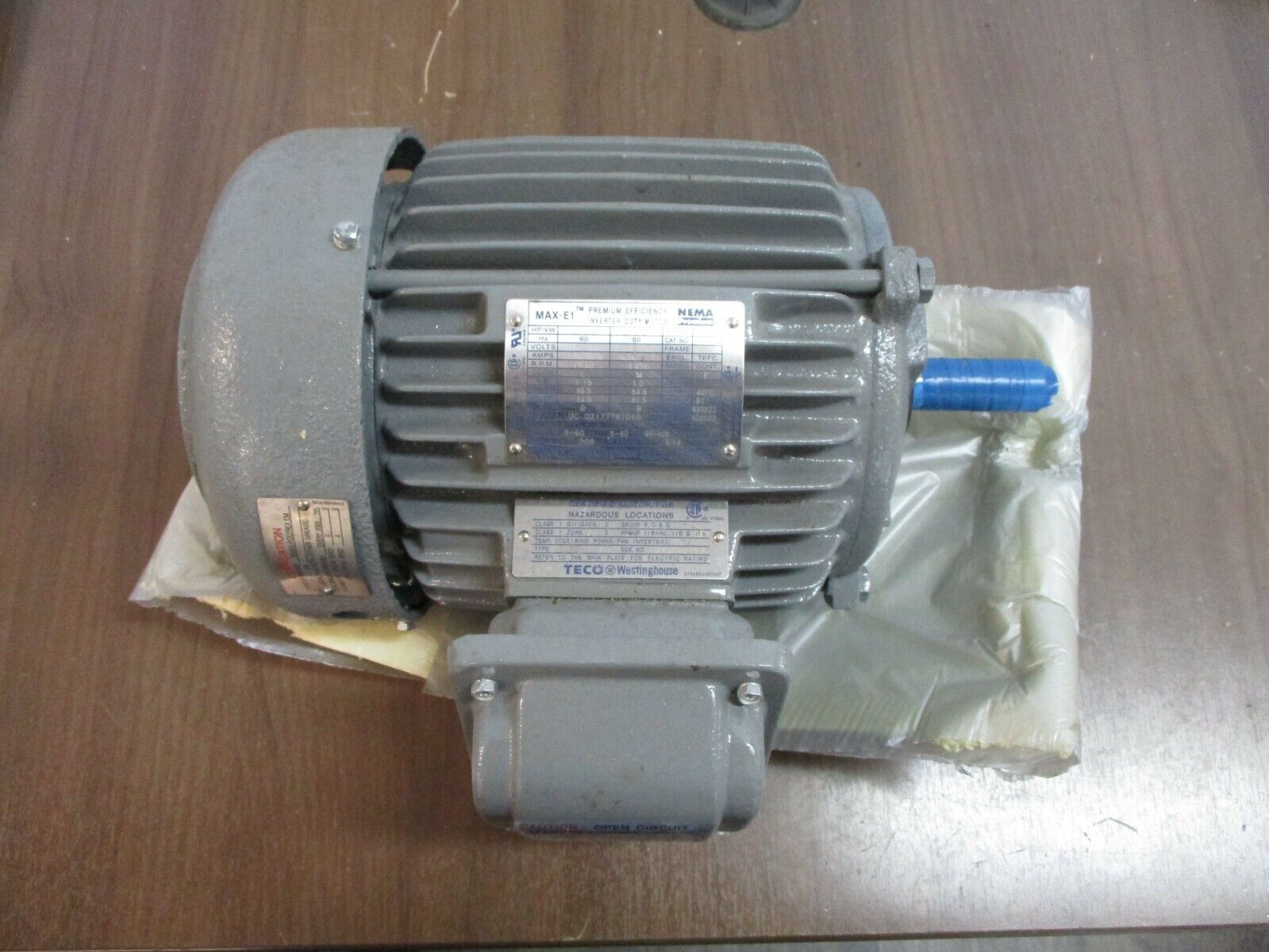 Westinghouse Inverter Duty Motor EP0024 2HP 1800RPM 230/460V 5.56/2.78A 60Hz