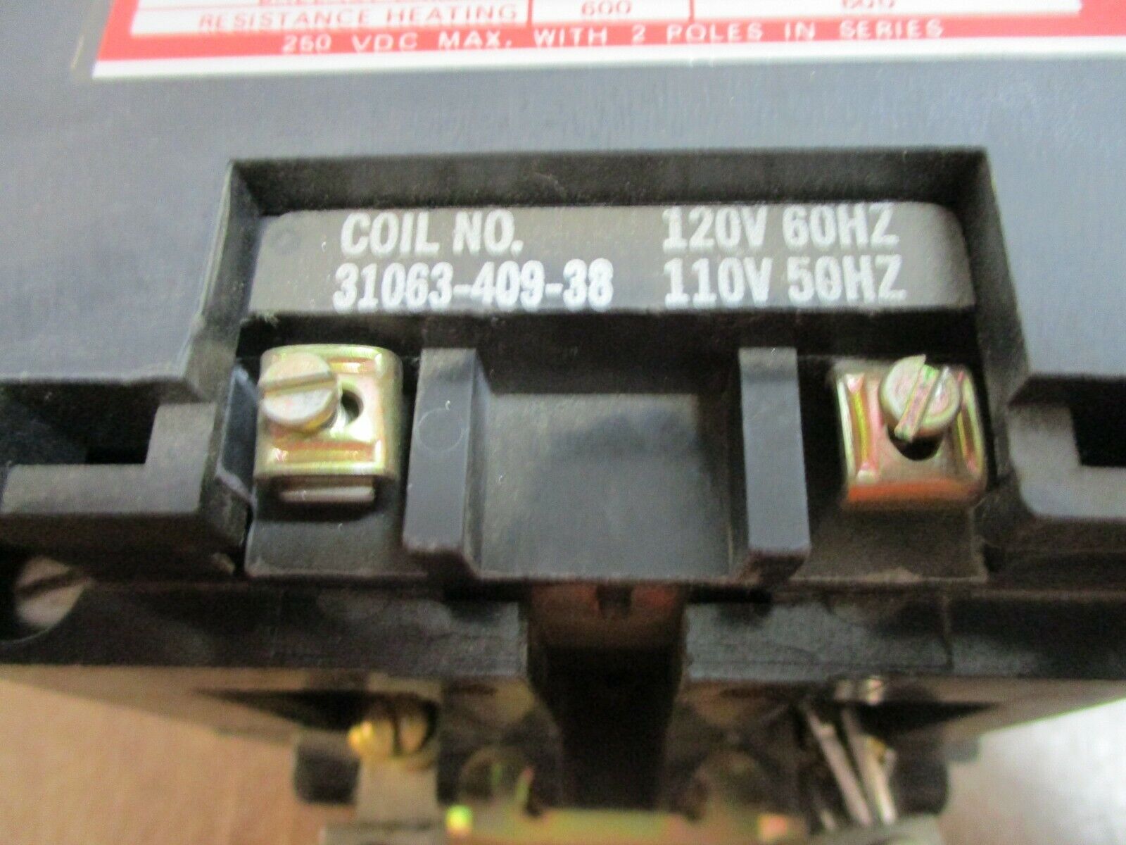 Square D Lighting Contactor 8903 SP01 120V Coil 60A 600V Used