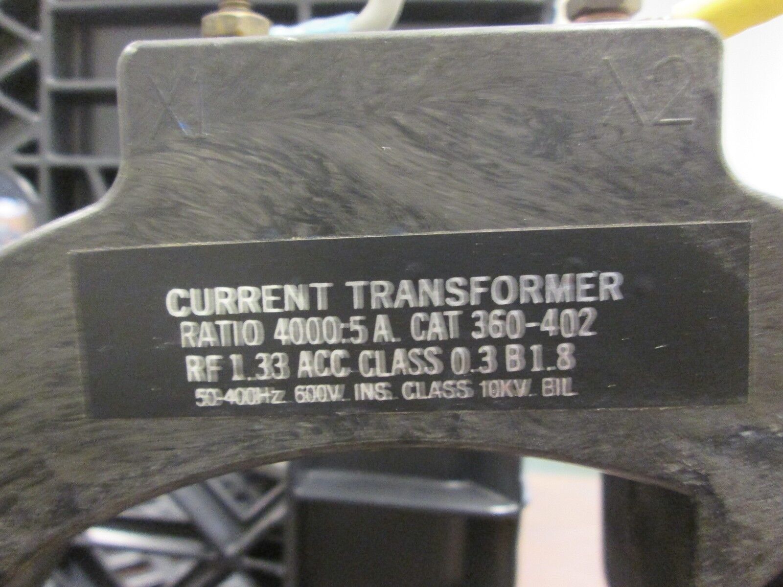 Instrument Transformers Current Transformer 360-402 Ratio 4000:5A Used