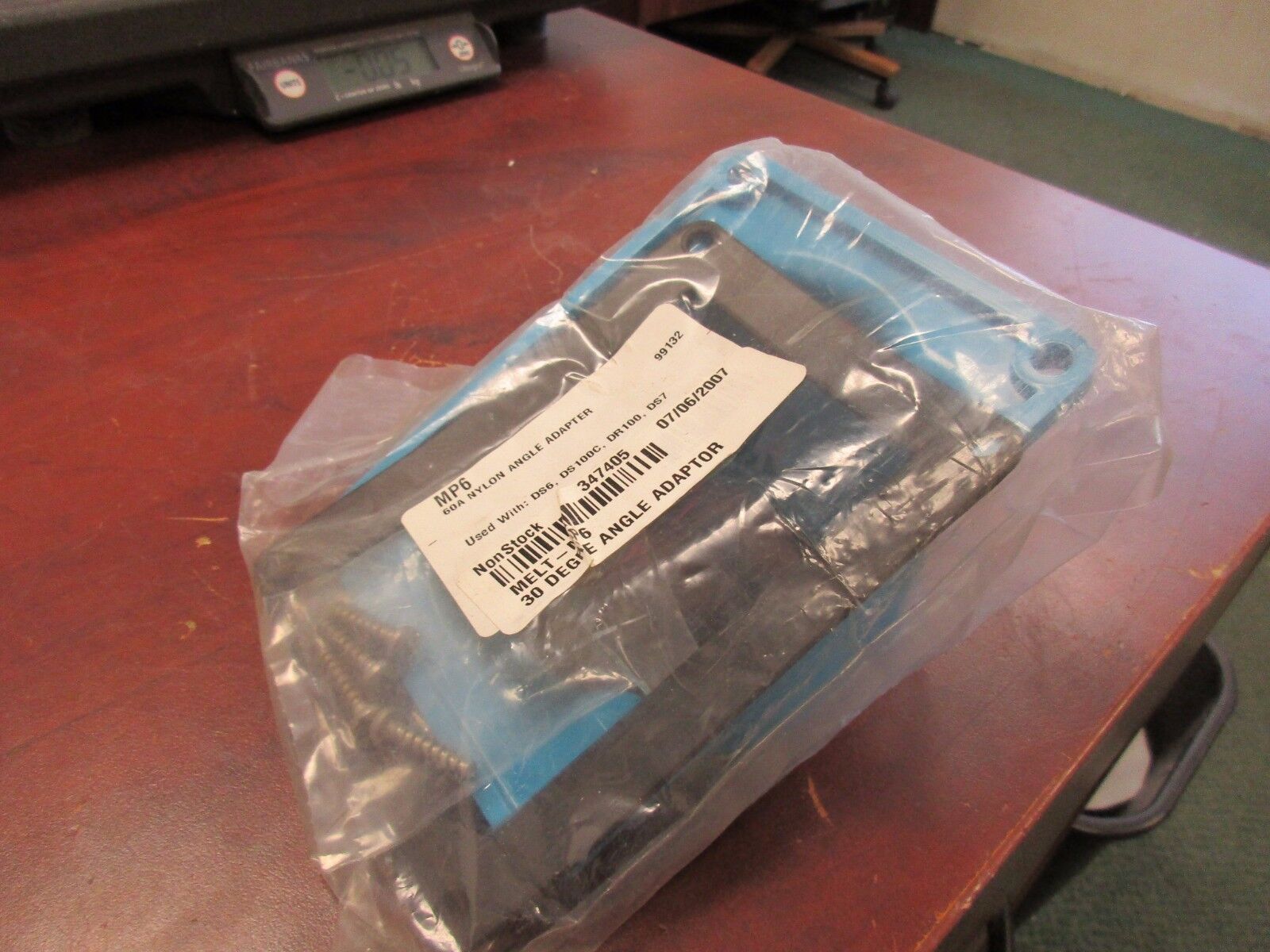 Nylon 30° Angle Adapter MP6 60A Used With: DS6/DS100C/DR100/DS7 New Surplus