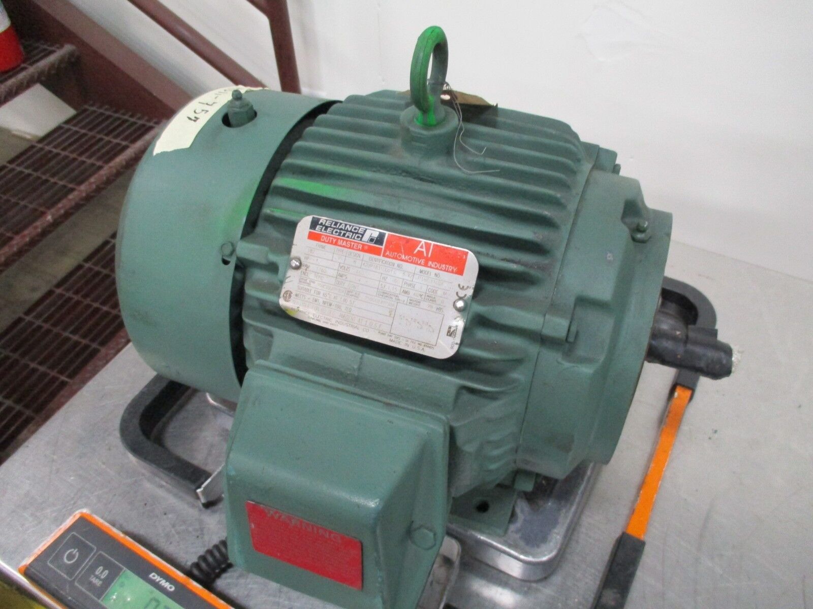 Reliance AI Duty Master AC Motor P18G3100F 1HP 1800RPM 460V 1.4A 60Hz 3Ph Used