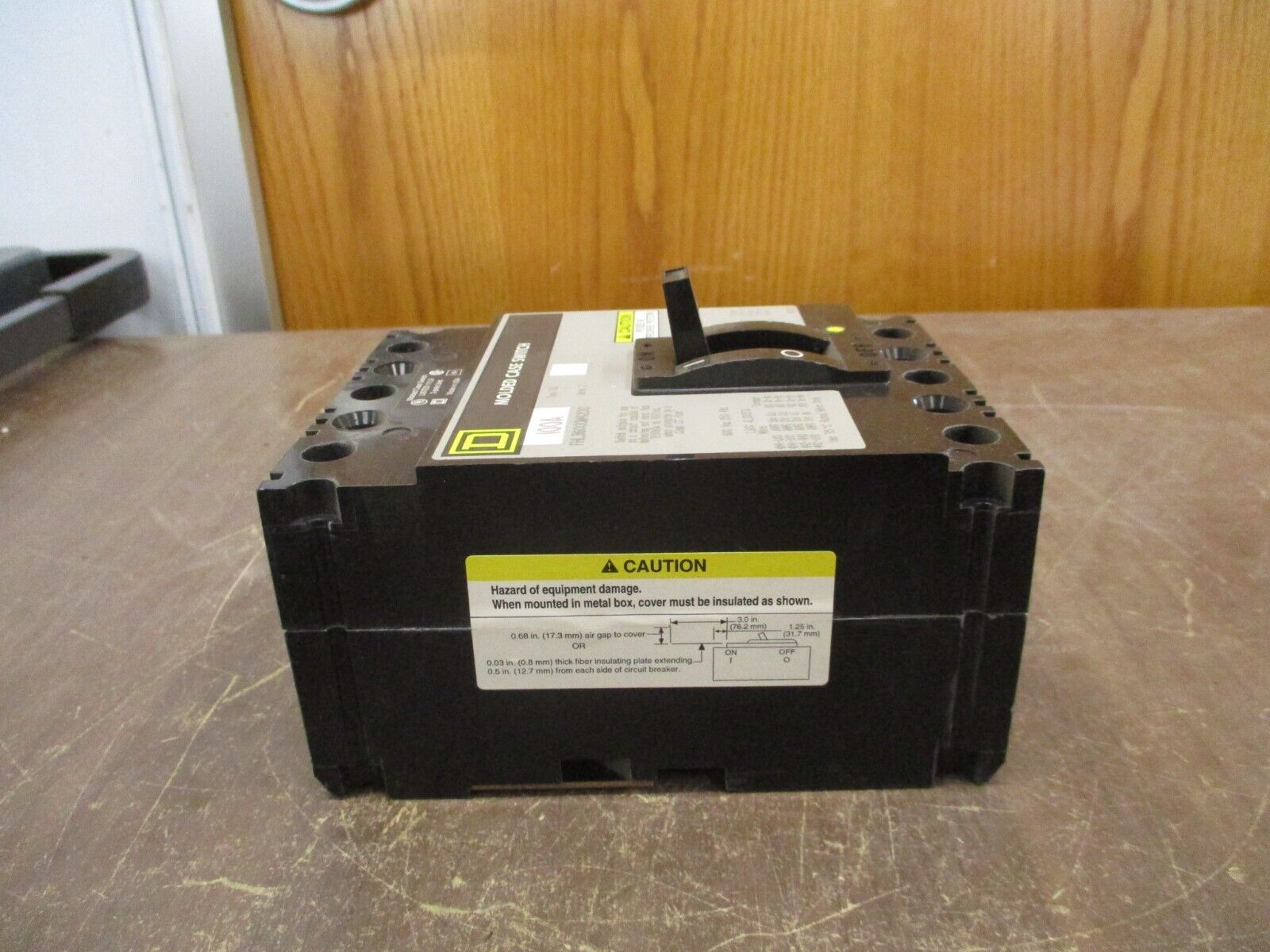 Square D Circuit Breaker FHL36000M4200 100A 3P Used