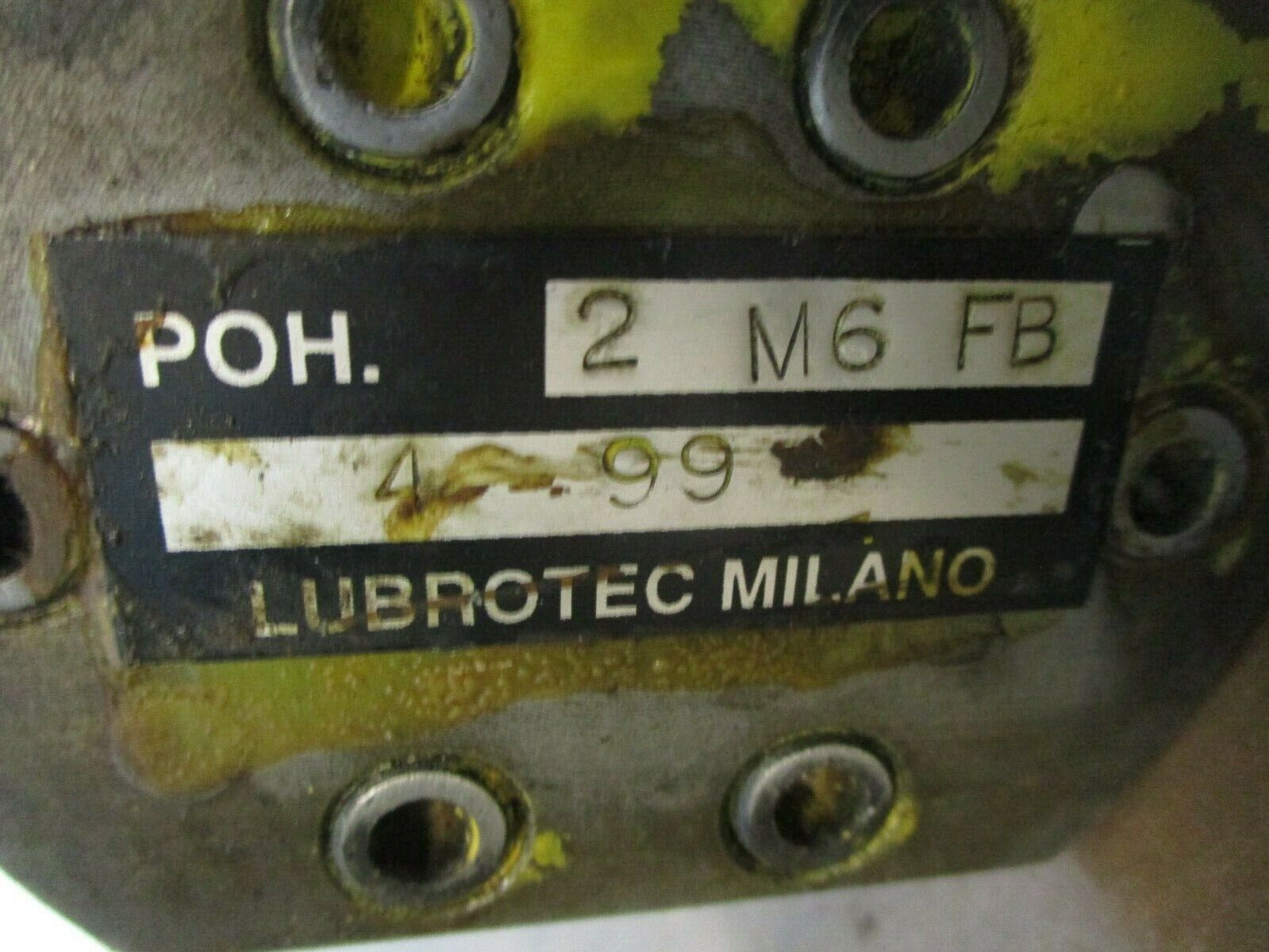 Lubroter Pump POH. 2 M6 FB Used