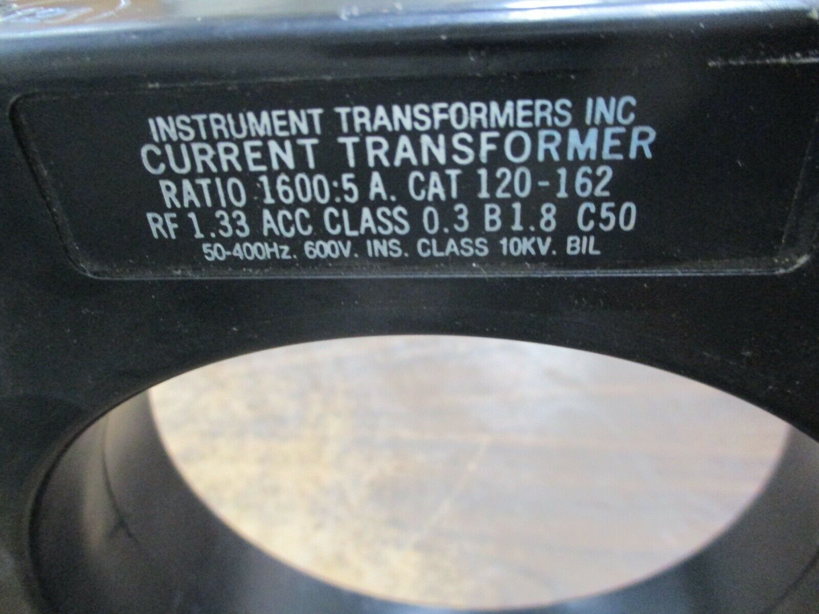 Instrument Transformers Current Transformer 120-162 Ratio 1600:5A 600V 50-400Hz