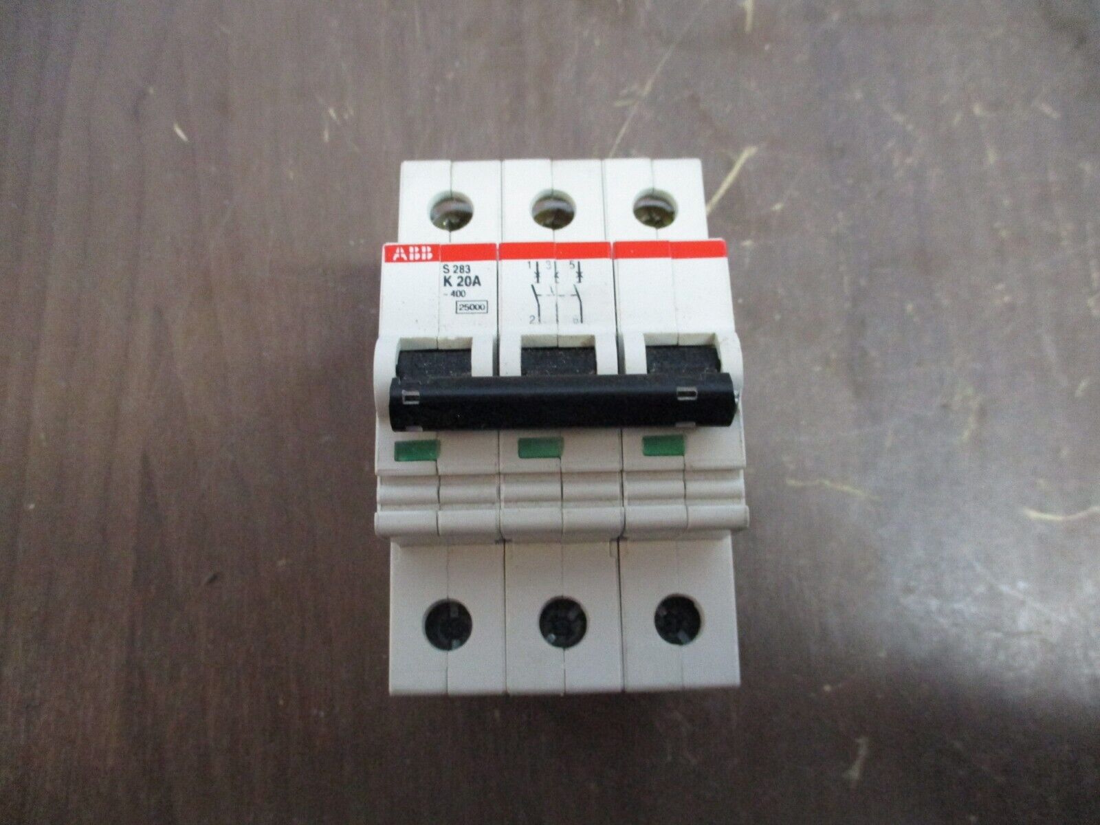 ABB Circuit Breaker S 283 K 20A 20A 277/480V 3P Used