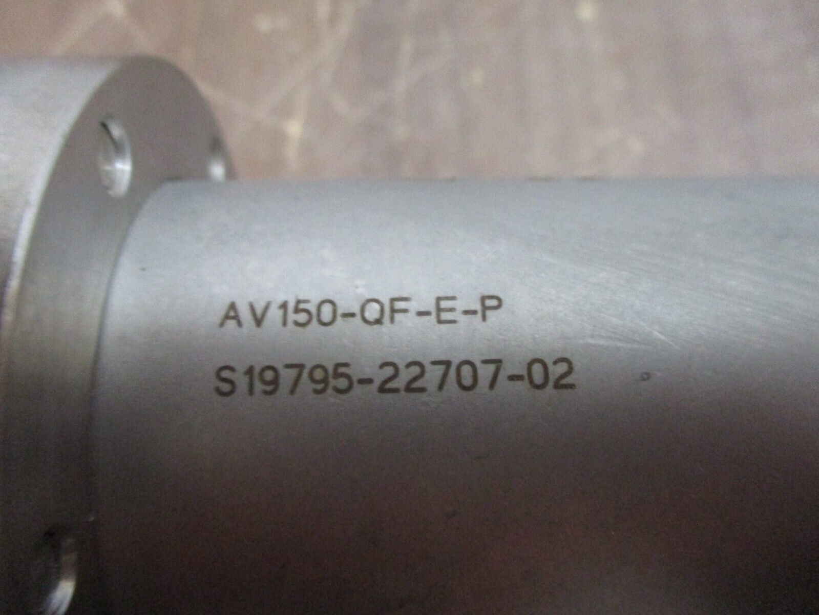 A & N Corp. High Vacuum Right Angle Valve AV150-QF-E-P 1.5" Used