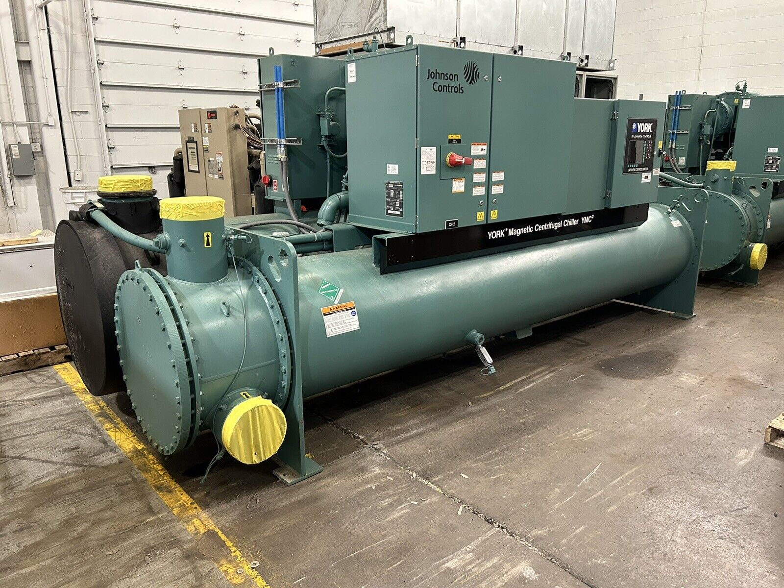 York YMC2 Water Cooled Chiller 450 Ton, 460V 16,747 Hours Used