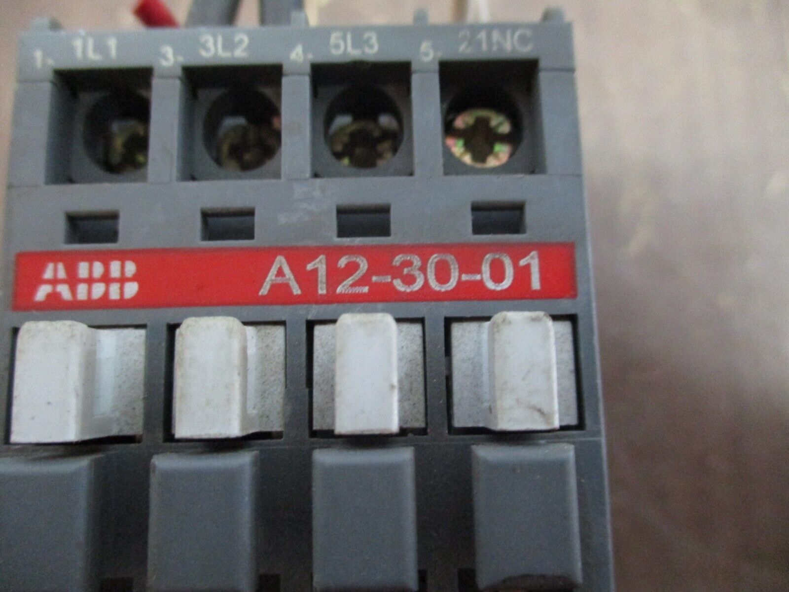 ABB Contactor A12-30-01 25A 600V 120V Coil Used