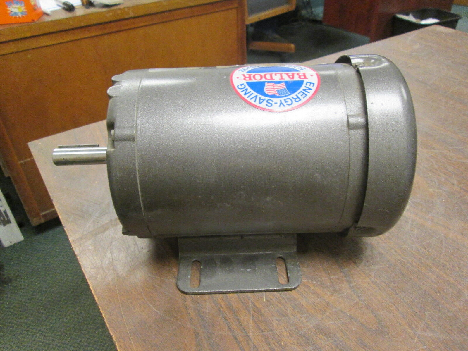 Baldor Industrial AC Motor M3538-5-M17 ½HP 1725RPM FR: 56 550V 0.9A 3Ph Used