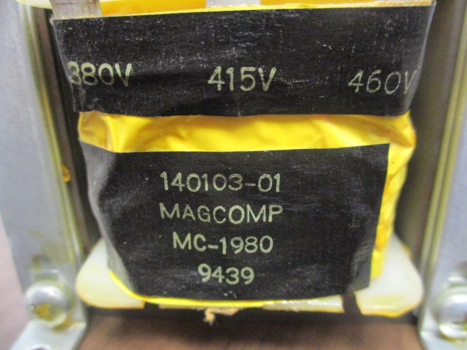 Magcomp MC-1980 Transformer 140103-01 Pri: 380/415/460V Used