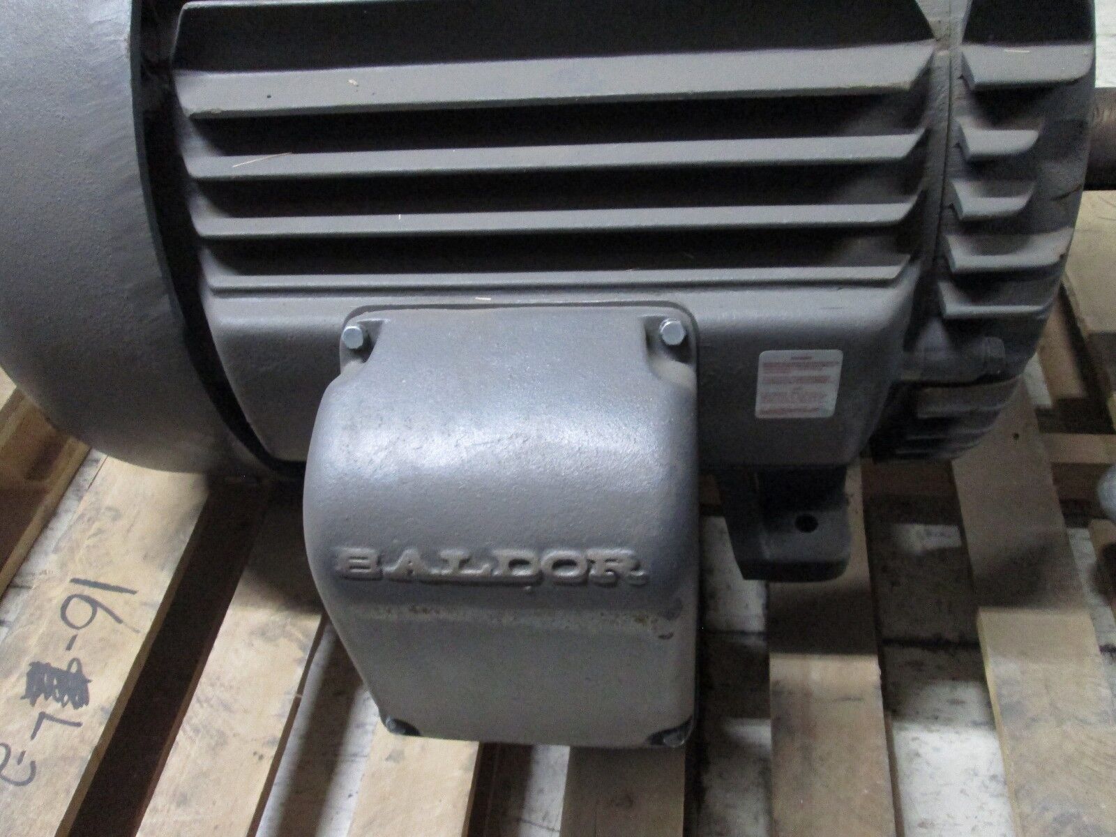 Baldor AC Motor 18F20W82 75-38HP 460V 86/65A 1750/870RPM 60Hz 3Ph Used