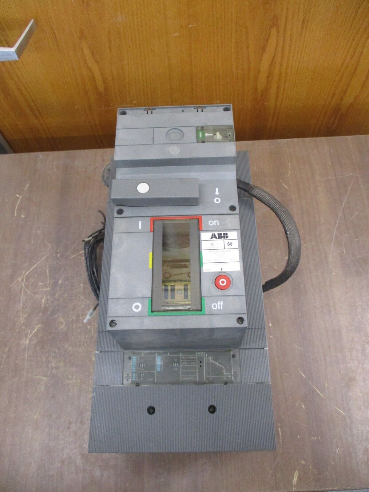 ABB Motor Operated Circuit Breaker S7H PR211 1200A 600V 3P Used