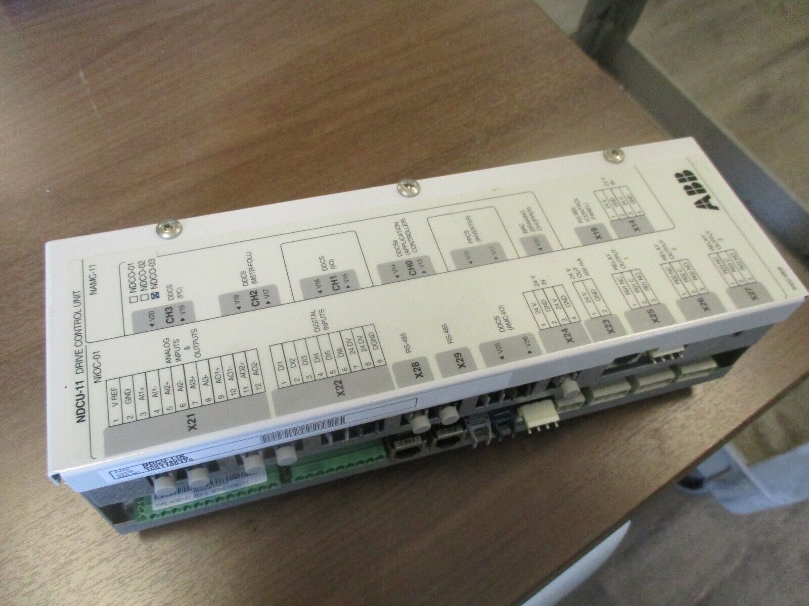 ABB Drive Control Unit NDCU-11 24V Used