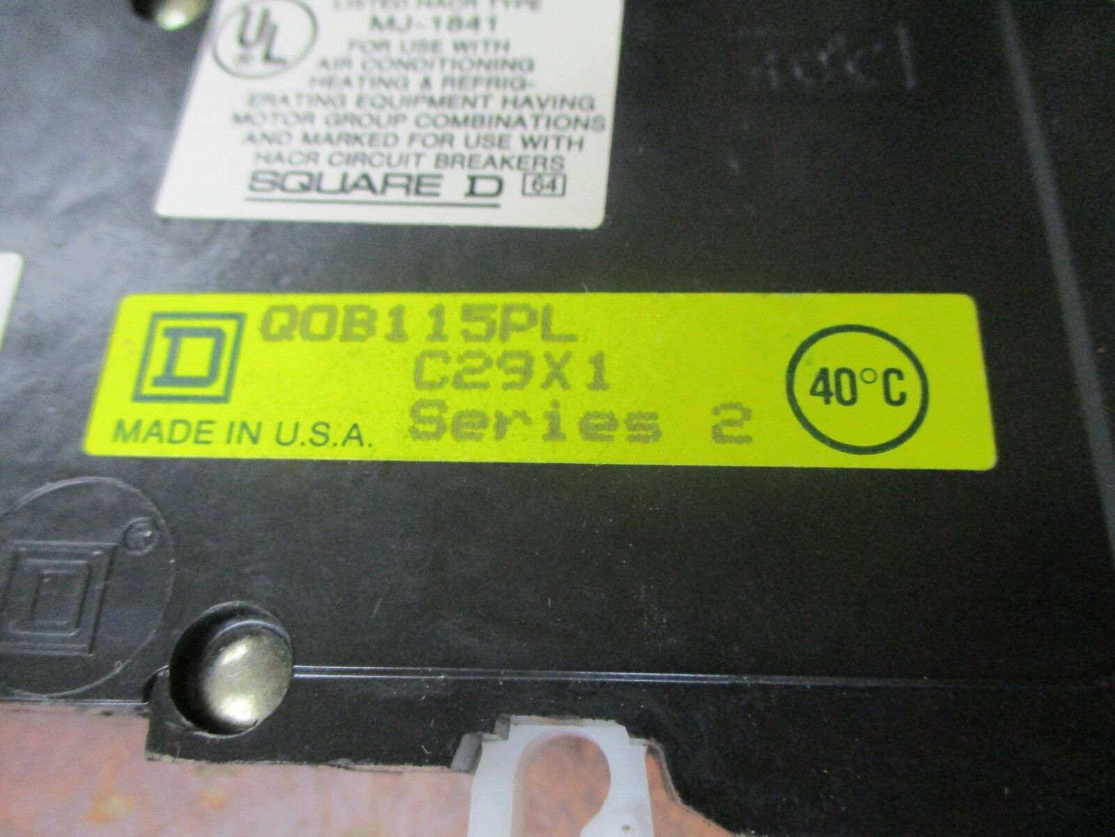 Square D Powerlink Remote Controlled Circuit Breaker QOB115PL 120/240V 50/60Hz