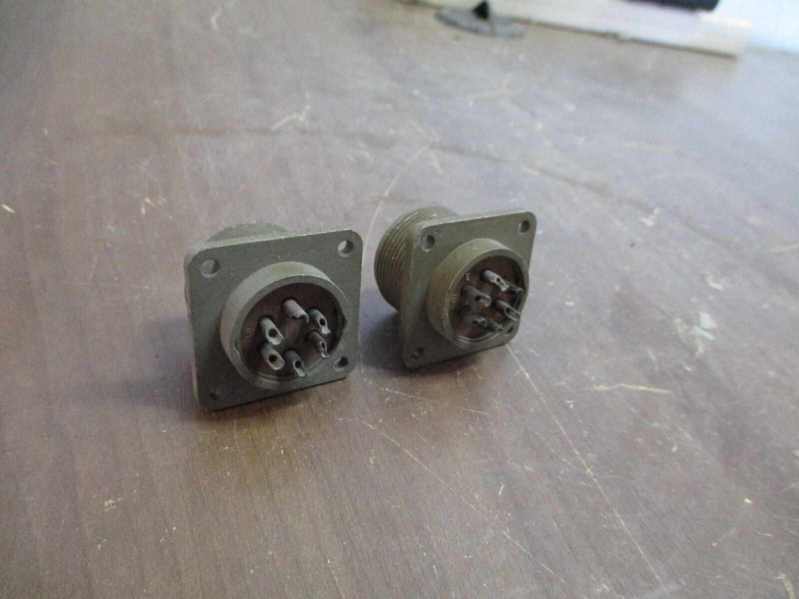 Cannon Receptacle MS3102A18-12S 6-Pin *Lot of 2* Used