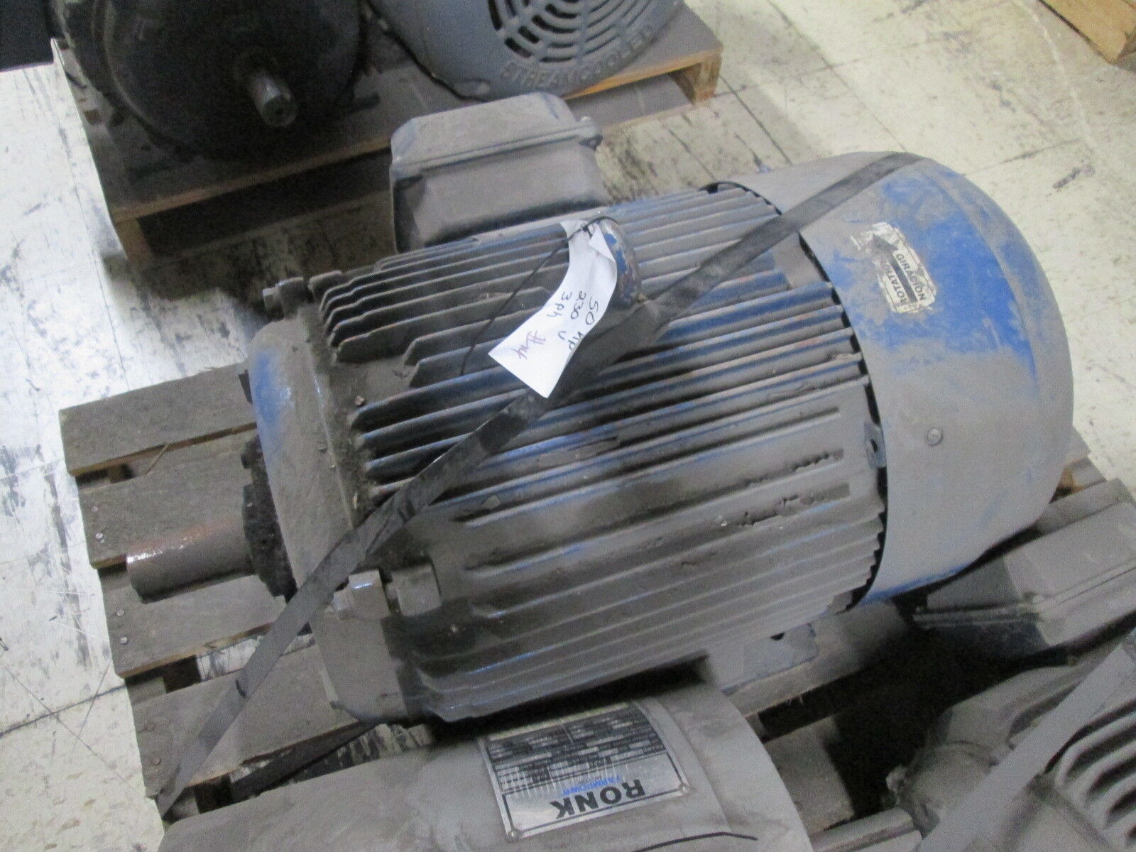 Leeson WR34695 AC Motor 150041-60 50HP 3530RPM FR:326TS 208-230/460V 130-116/58A