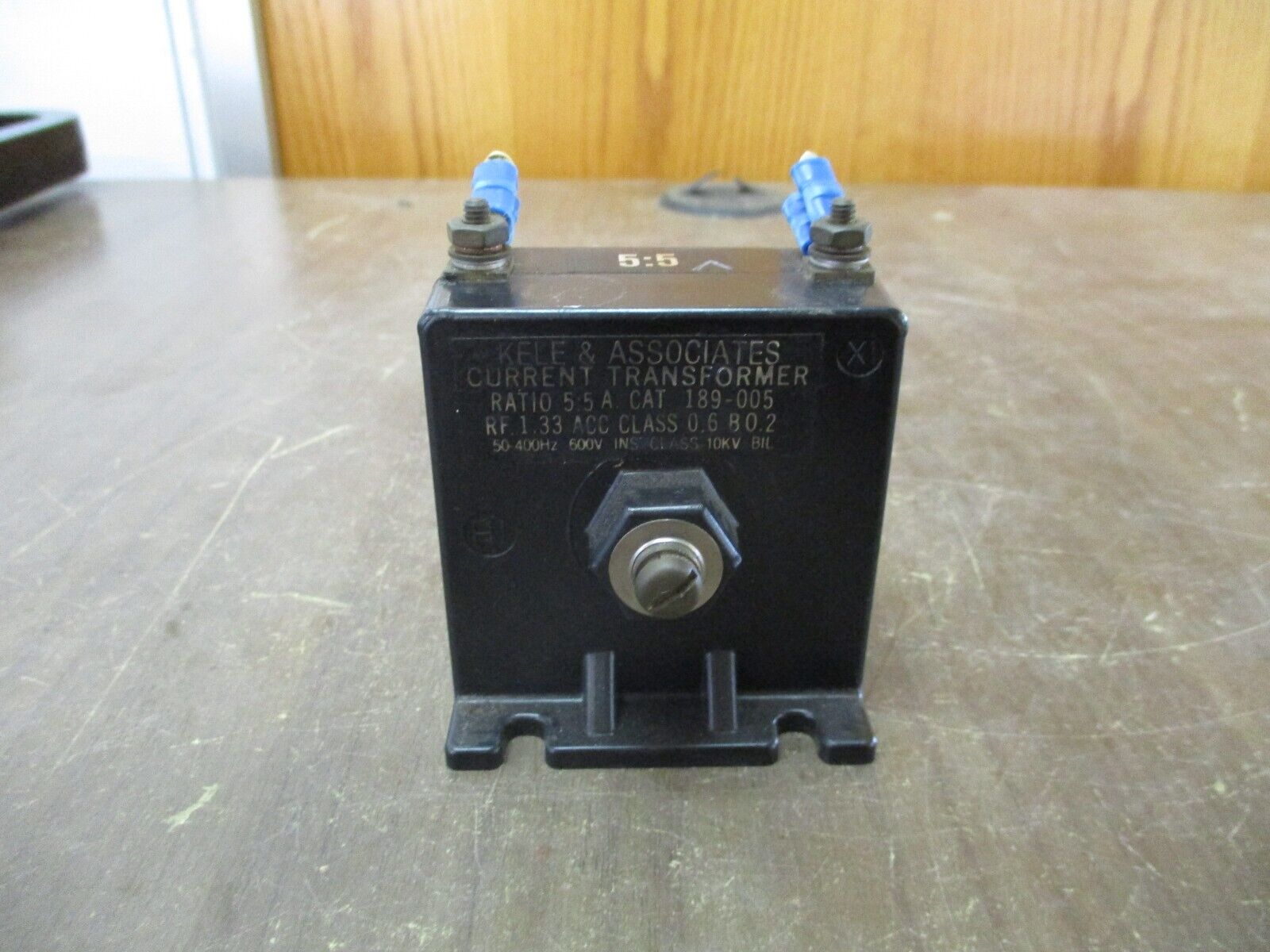 Kele & Associates Current Transformer 189-005 Ratio 5:5A 600V 50-400Hz 10kV BIL