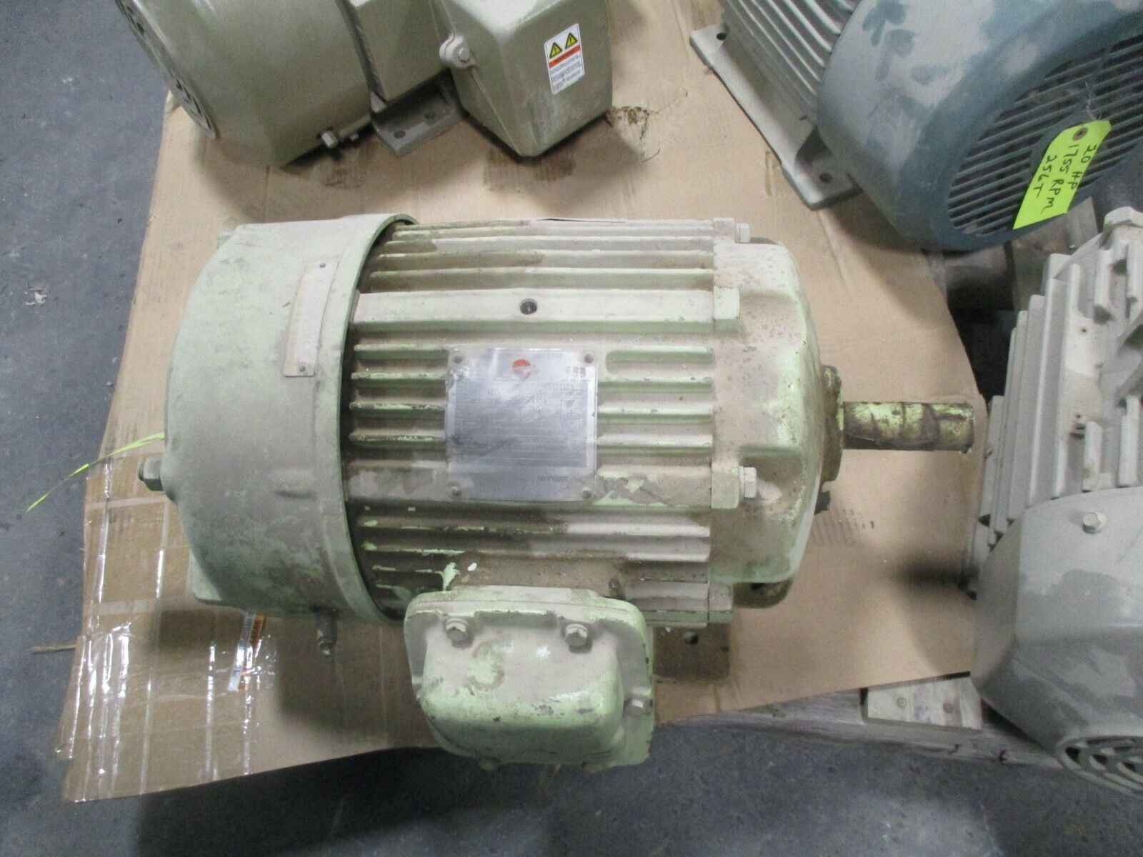 Louis-Allis AC Motor CEX 10HP 3600RPM 208-220/440V 60Hz 3Ph Used