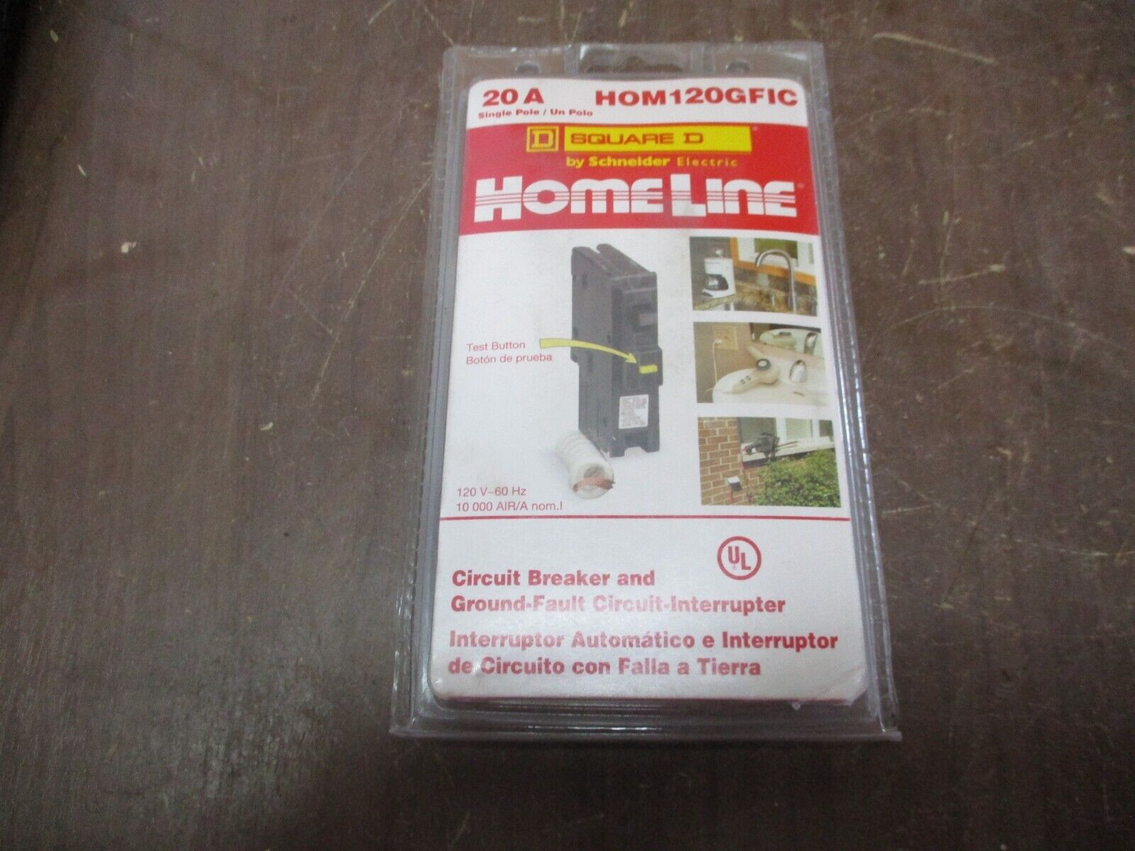 Square D HomeLine Circuit Breaker HOM120GFIC 20A 120V 1P New Surplus