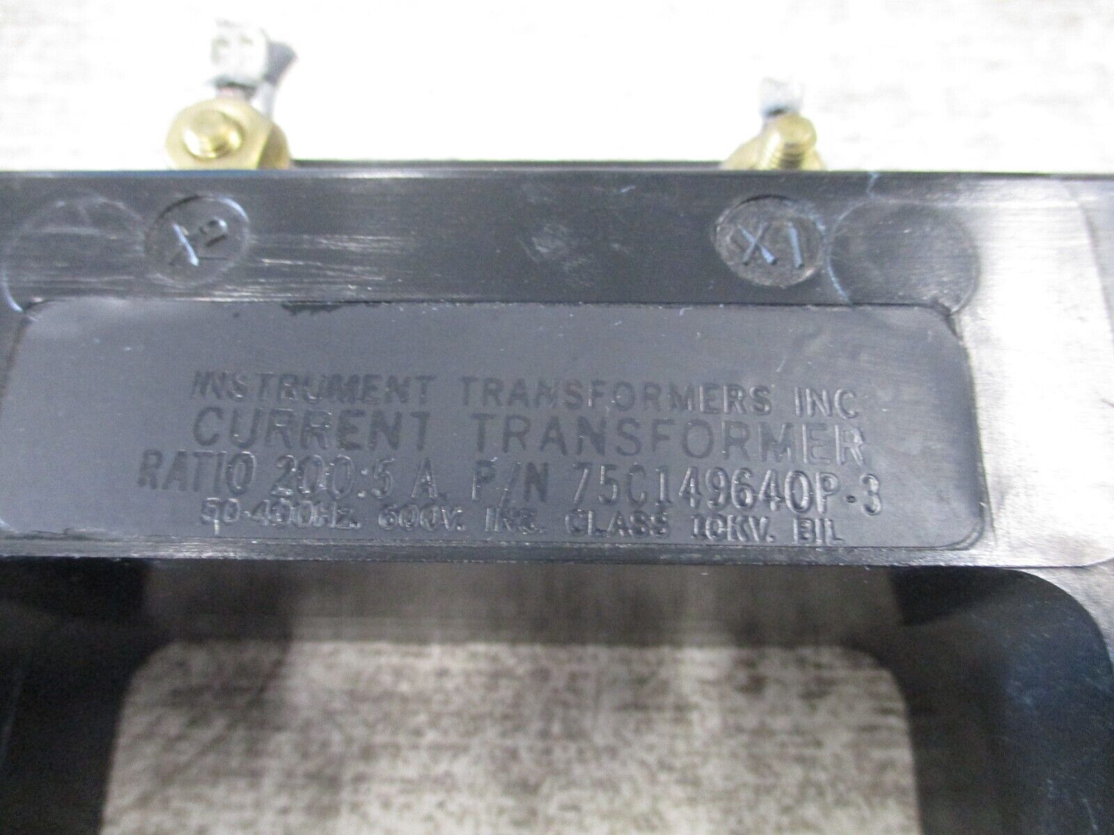 Instrument Transformers Current Transformer 75C149640P-3 Ratio 200:5A 600V