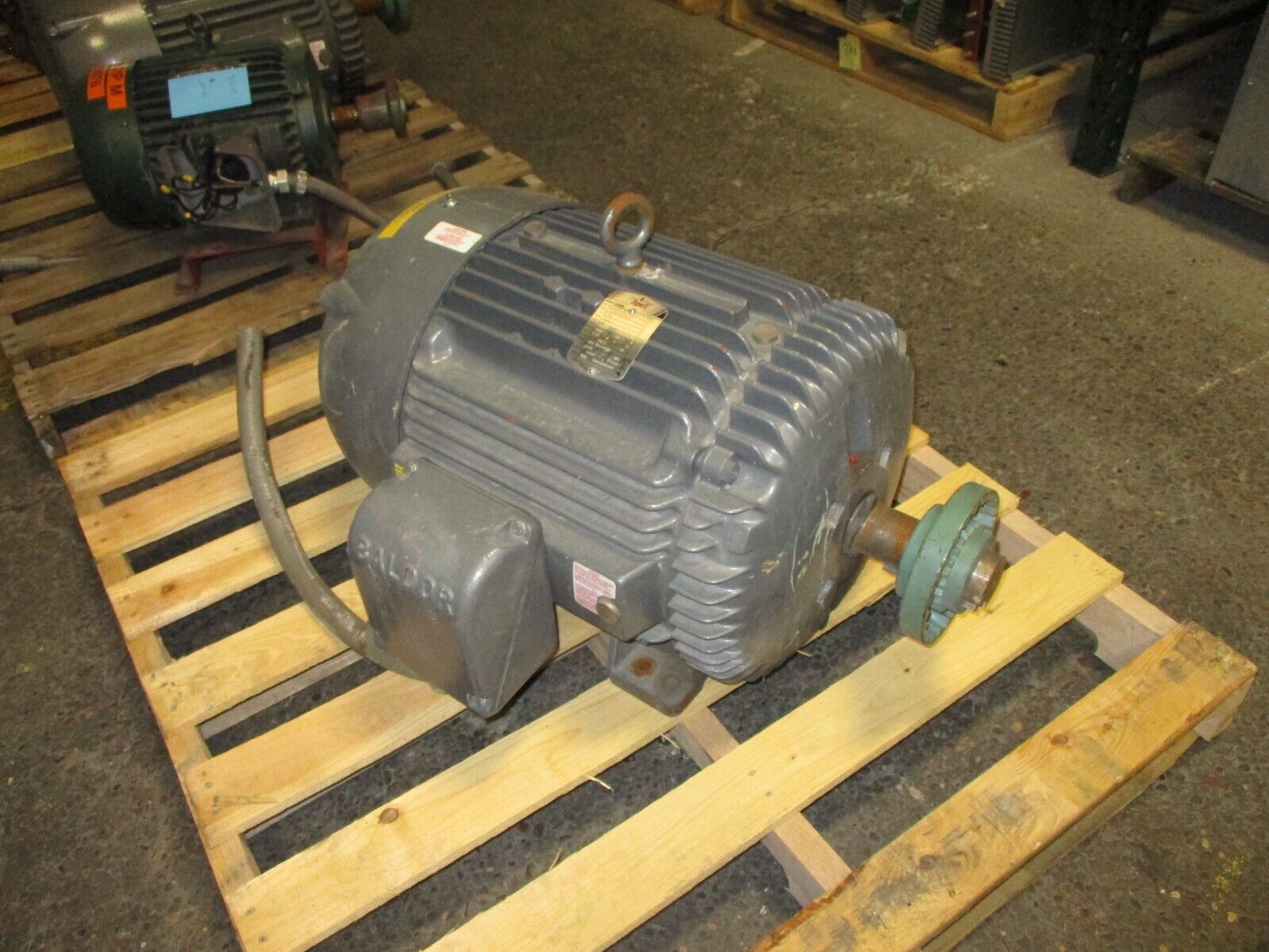 Baldor Industrial Motor ECP4110T-4 40HP 460V 46A 1800RPM 60Hz 3Ph Used