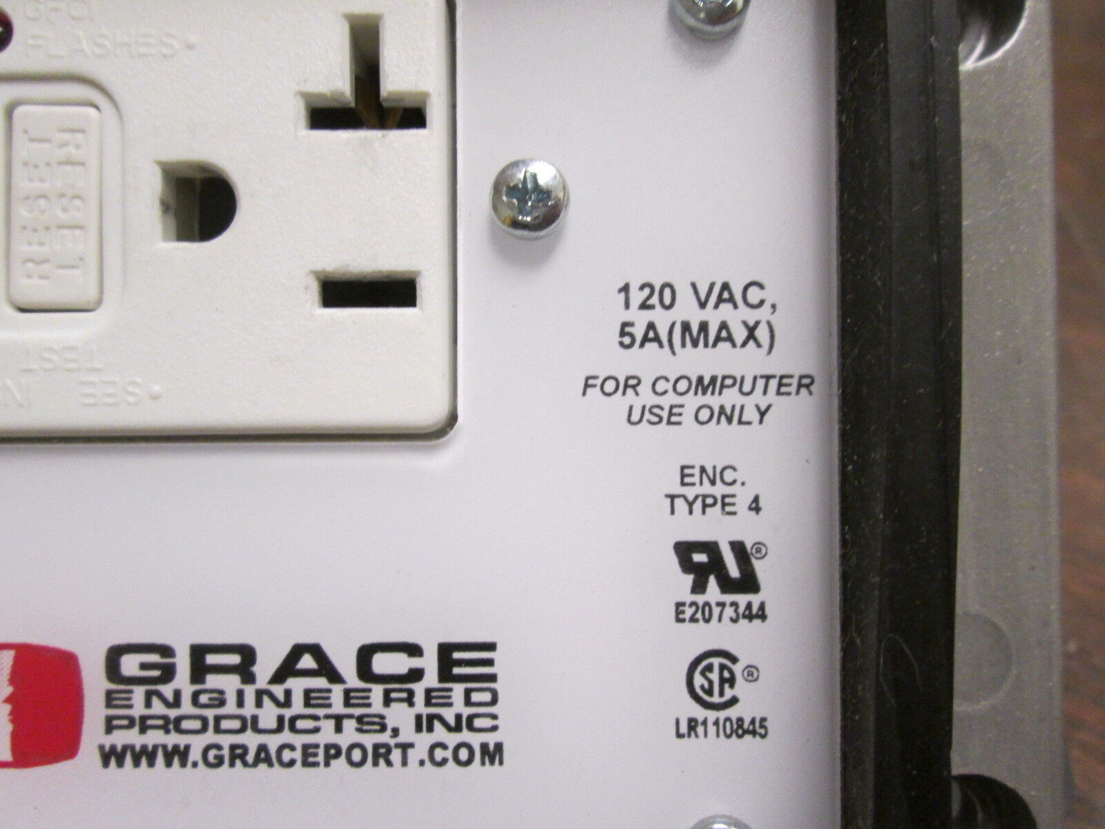 Grace Engineered Products Grace Port Interface P-R33-M3RF0 120VAC 5A Used