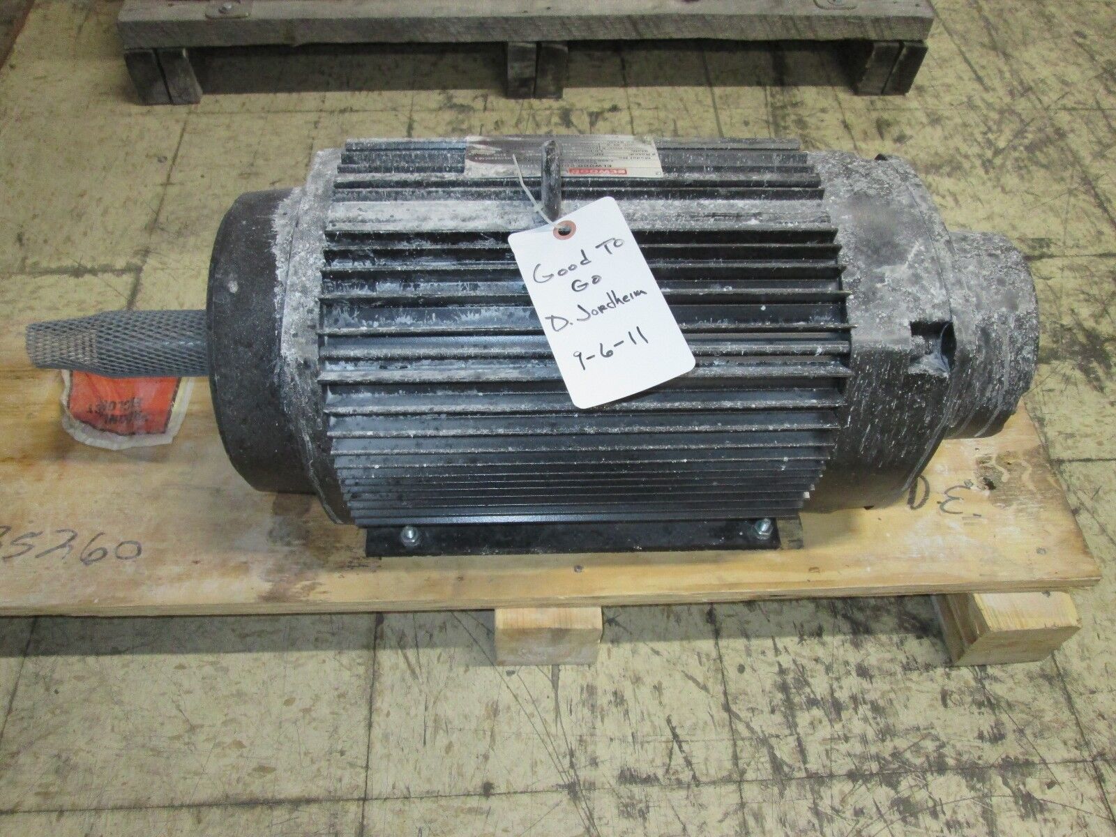 Elwood AC Servo Motor 120-082-003 11.7HP 2150RPMs 8P 24.85A Seller Refurbished