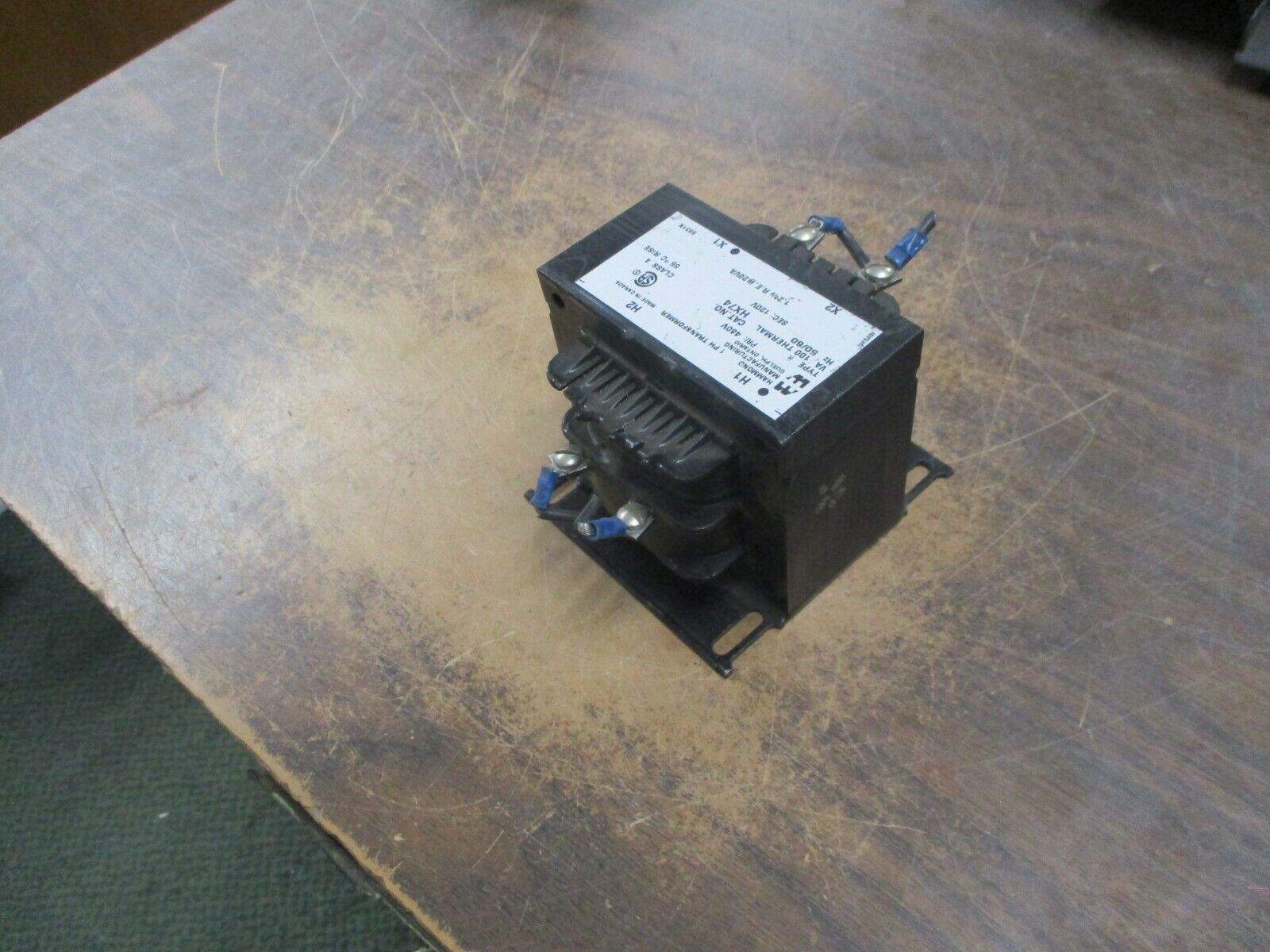 Hammond Transformer HX74 100VA Pri: 480V Sec: 120V 50/60Hz 1Ph Used