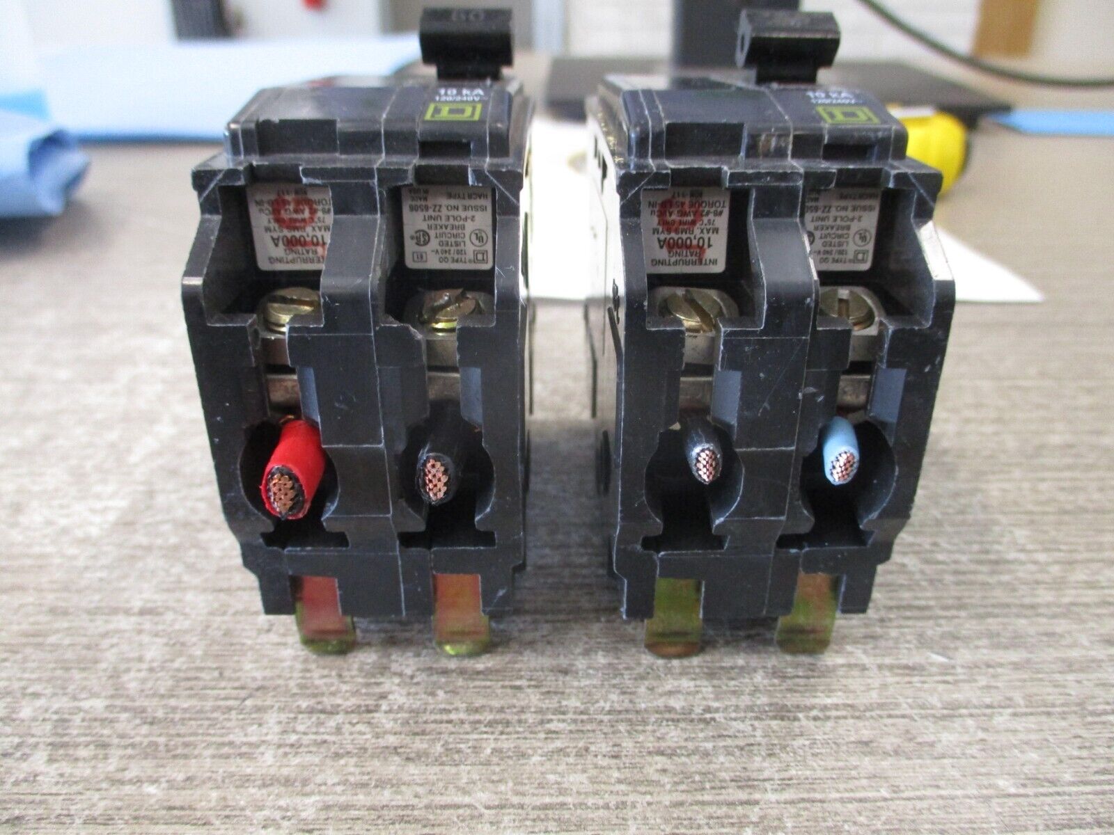 Square D Clip-On Circuit Breaker QO250 50A 120/240V 2P *Lot Of 2* Used