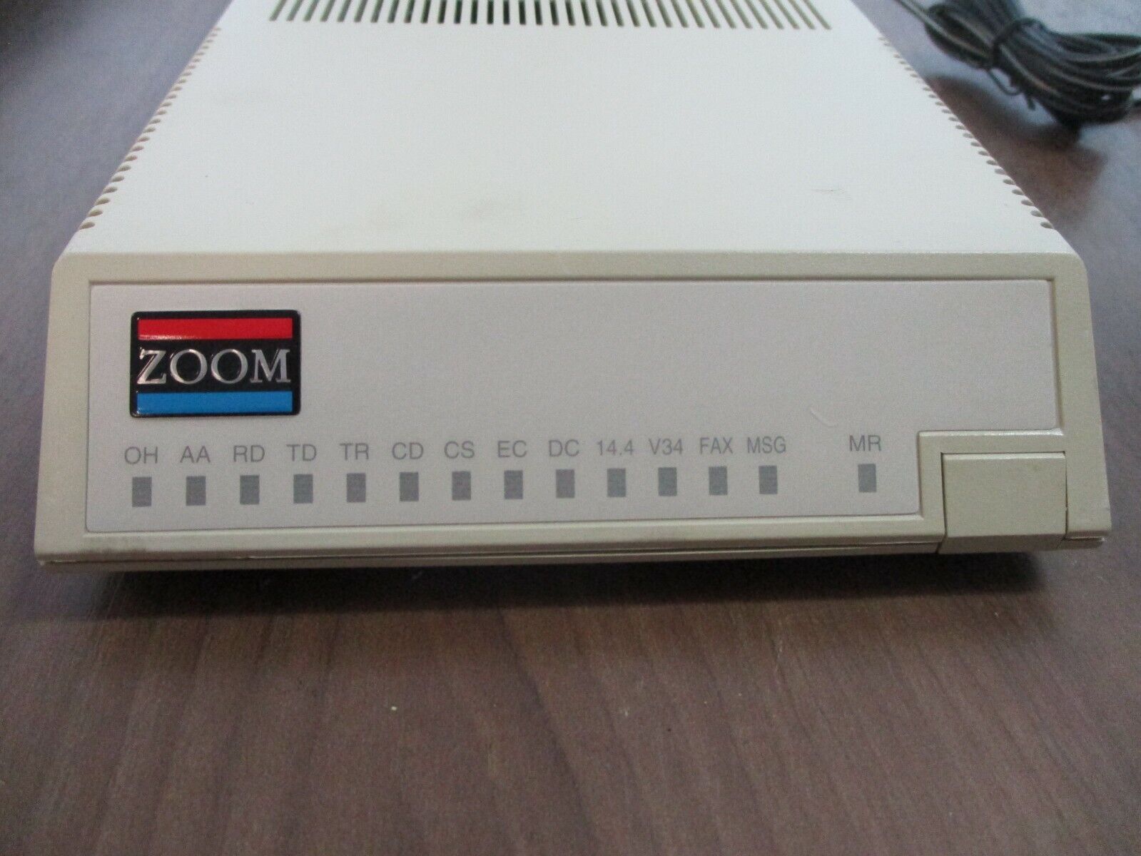 Zoom V. 34 Plus Faxmodem 2836B 9VDC 600mA Used