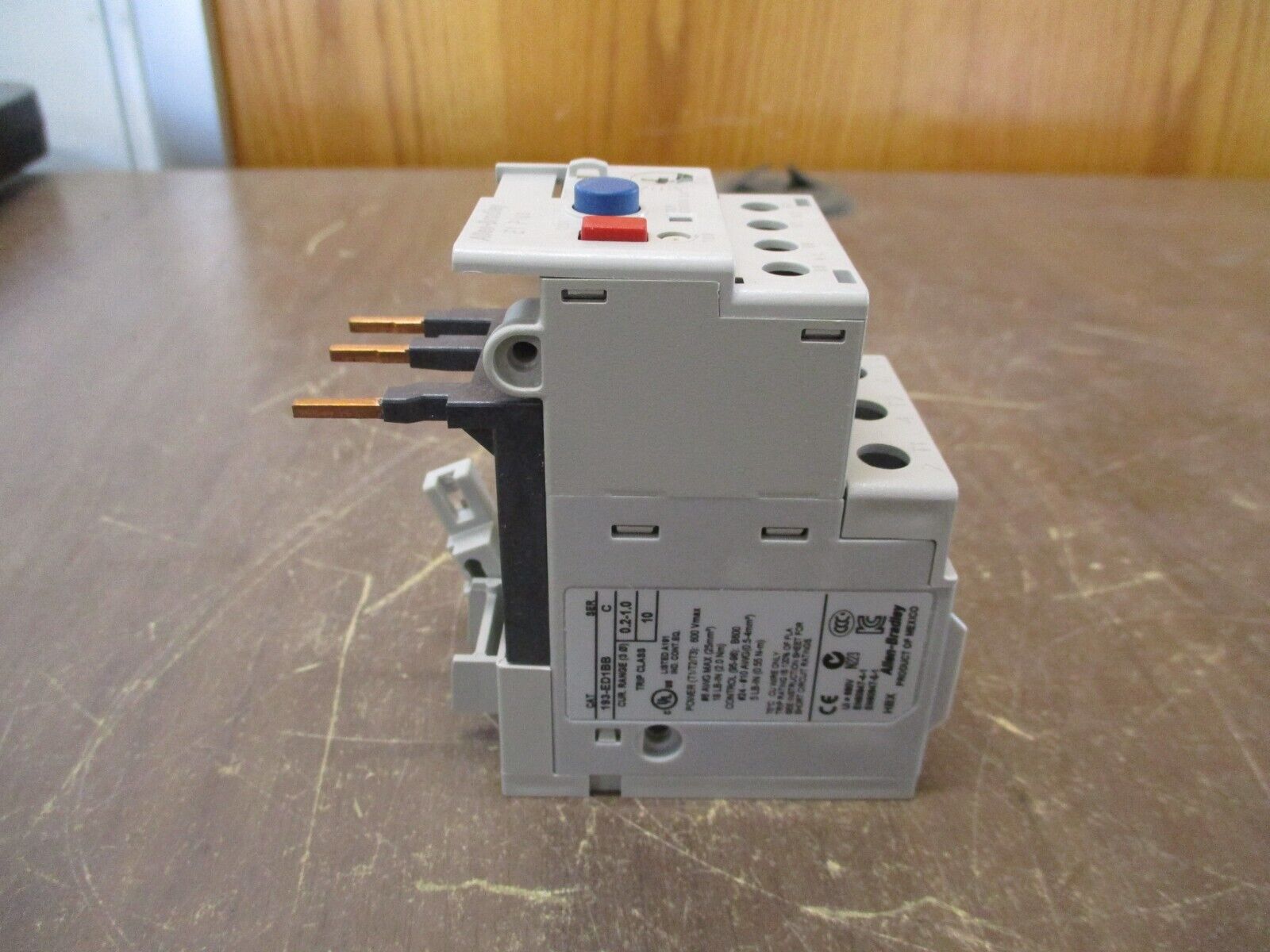 Allen-Bradley E1 Plus Solid State Overload 193-ED1BB Ser. C Trip: 0.2-1.0A