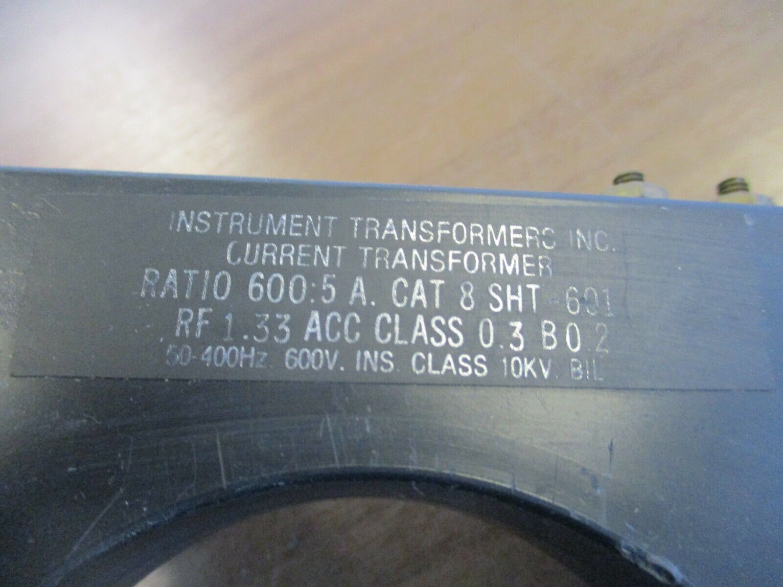 Instrument Transformers Current Transformer 85HT-601 Ratio 600:5A 600V Used