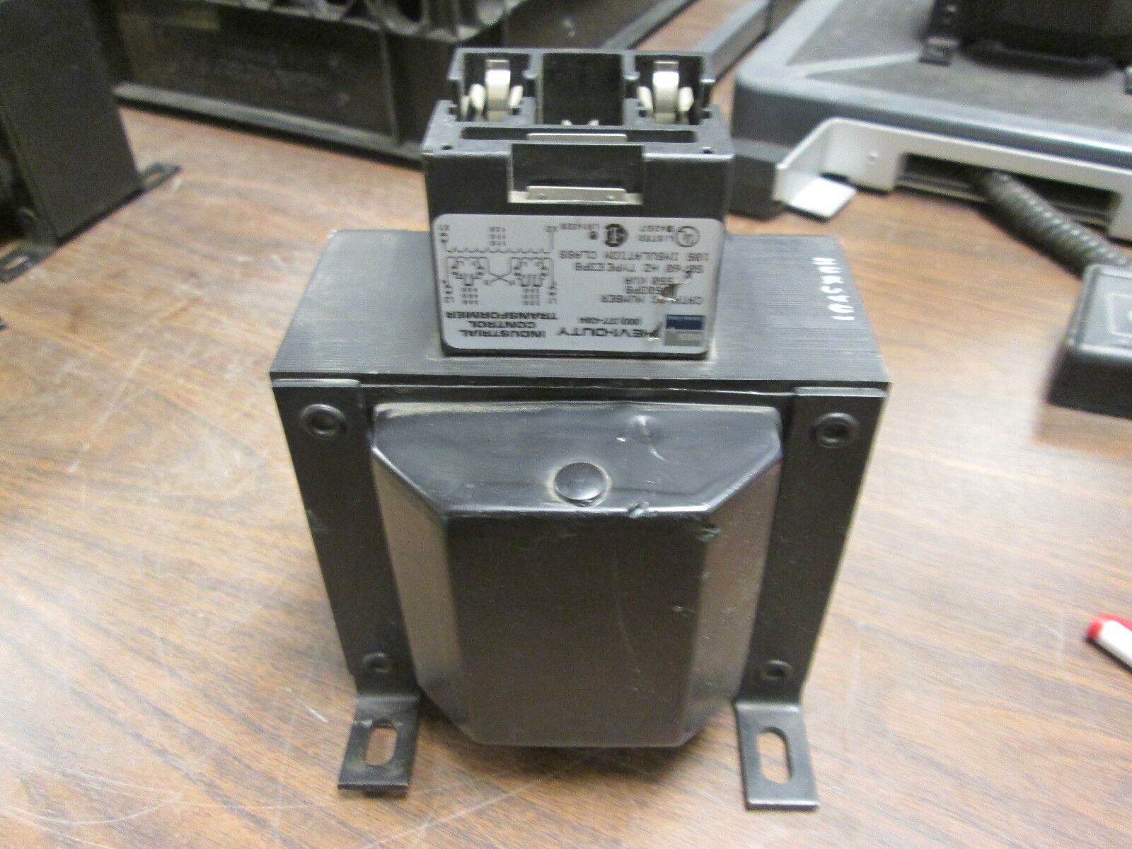 Hevi-Duty Control Transformer E5503PB 0.55KVA Pri 240/480V Sec 120V Used