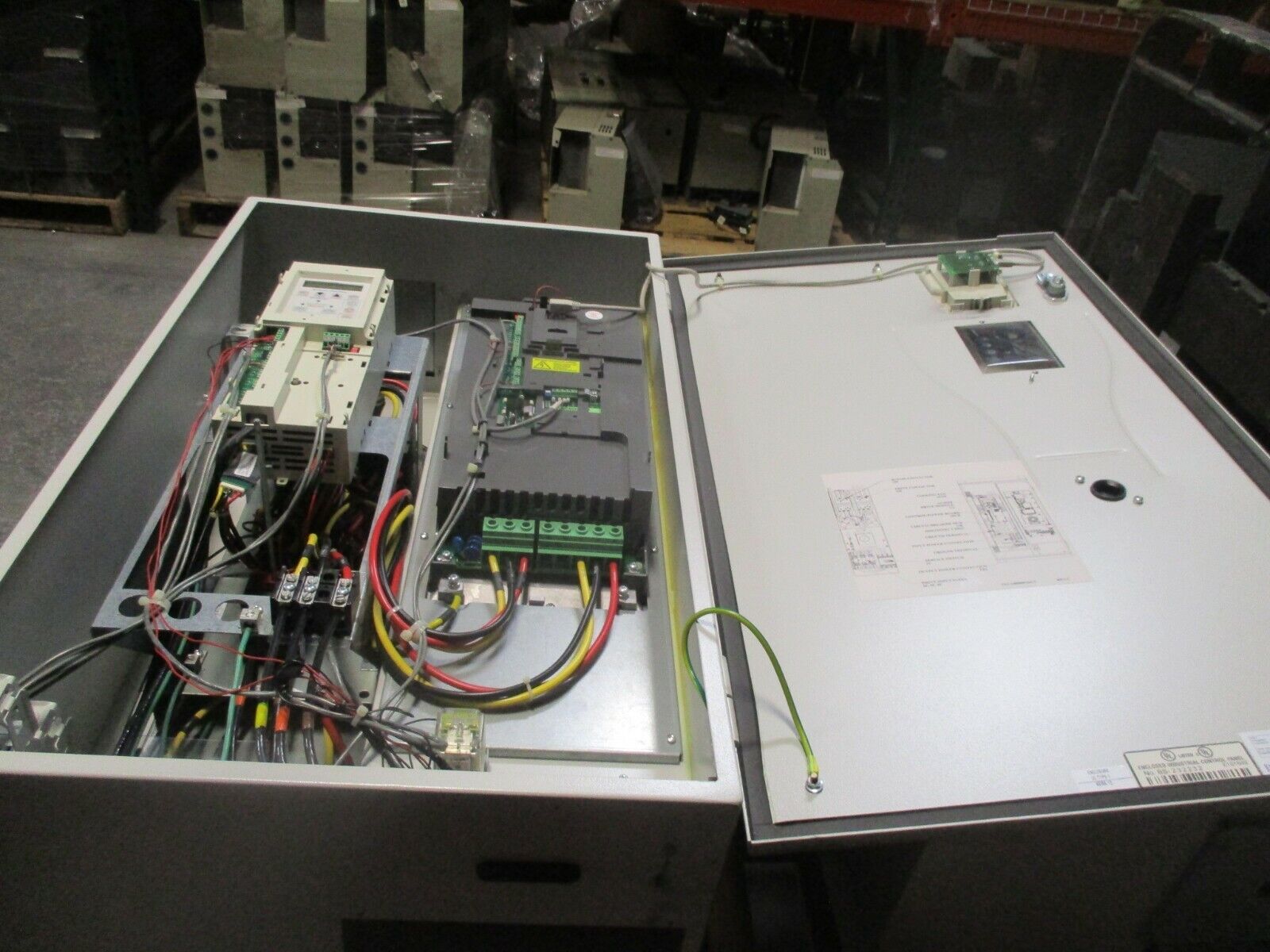 ABB ACH550 AC Drive w/ Bypass ACH550-BDR-045A-4+B055 30HP Nema 12 Used