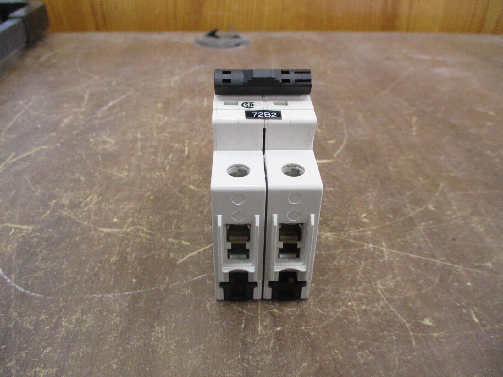 ABB Circuit Breaker S 202 U K15A 15A 240V 2P *Chipped DIN Rail Mount* Used