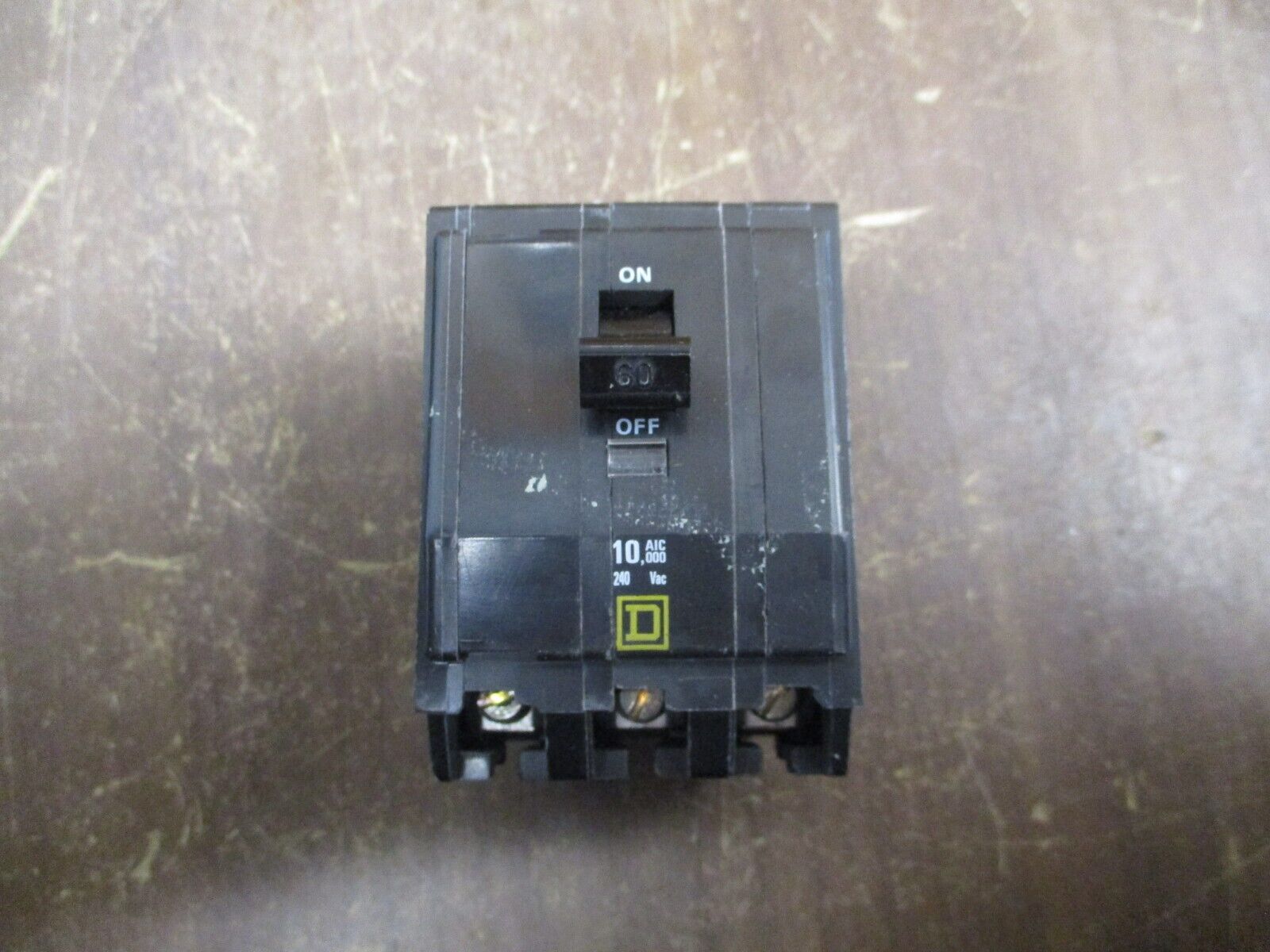 Square D Bolt-On Circuit Breaker QOB360 60A 240V 3P Used