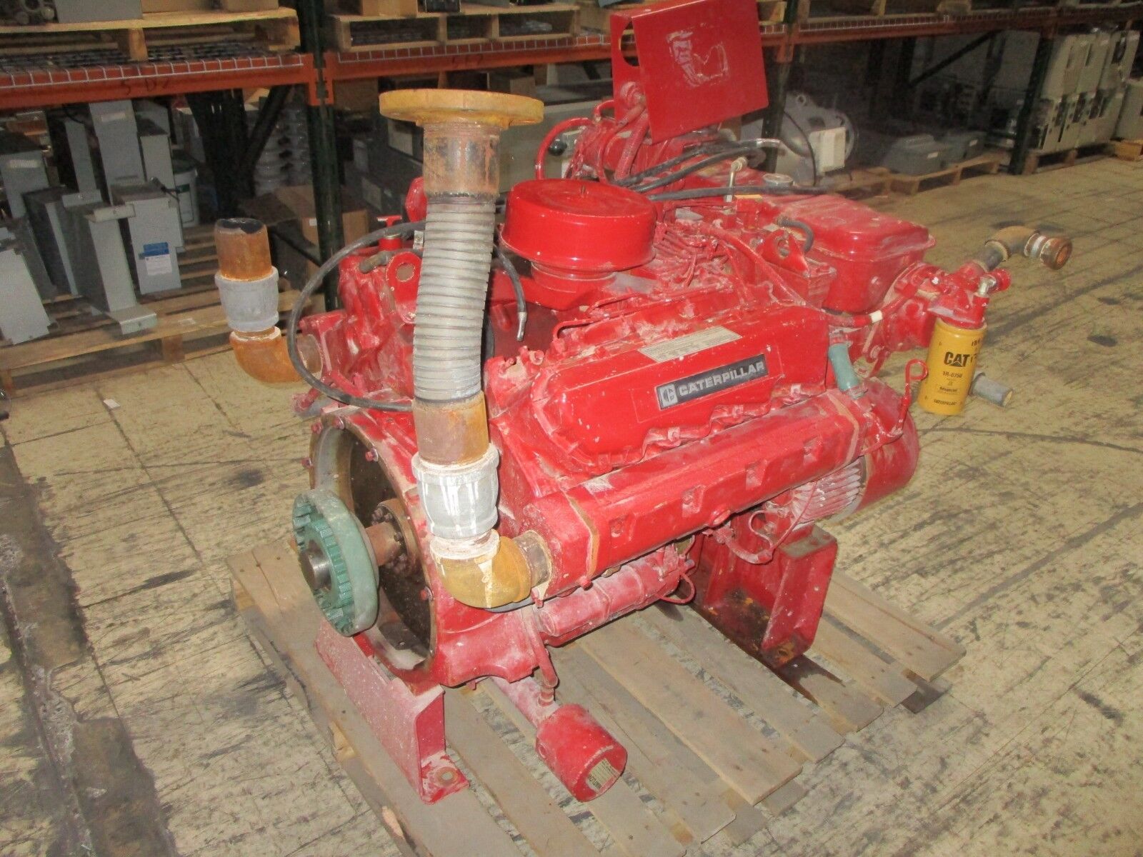 CAT Diesel Engine 3208 121HP 90KW 1800RPM FM/ULI/3208DINA 337 Hours Used