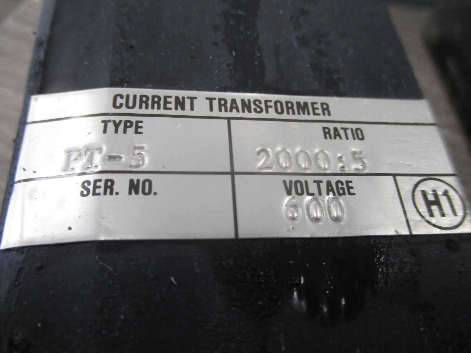 STB Transformer Co. Current Transformer PT-5 Ratio 2000:5A 600V Used