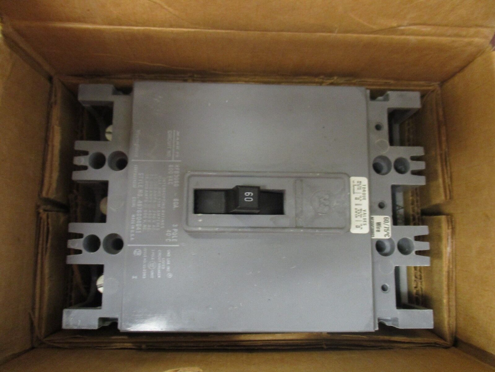 Westinghouse	AB De-Ion Circuit Breaker HFB3060 60A 600V 3P New Surplus