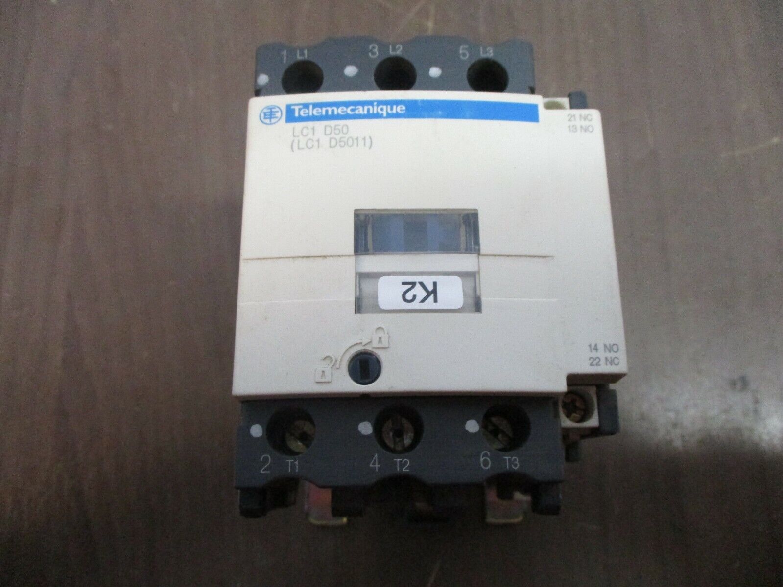 Telemecanique Contactor LC1 D5011 120V Coil 70A 600V Used