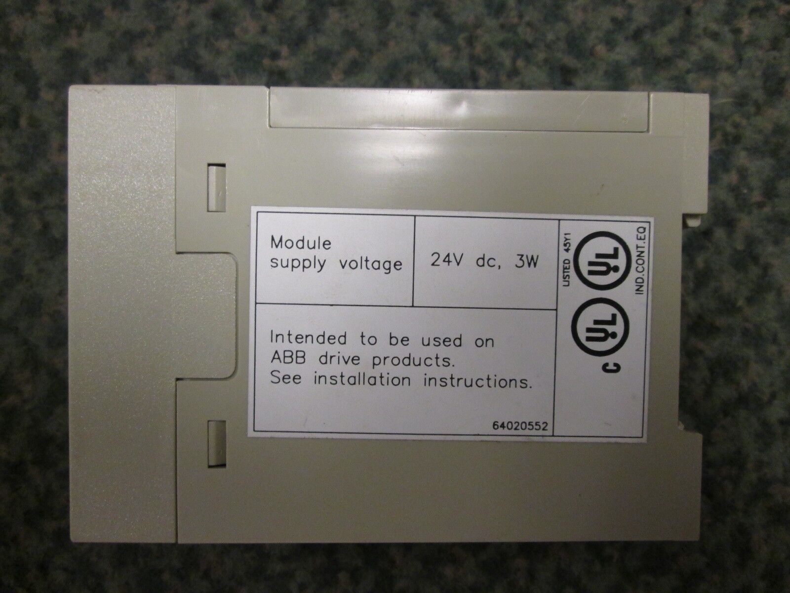 ABB Building Automation Adapter NBAA-01 24VDC 3W SW Version 1,3 Used