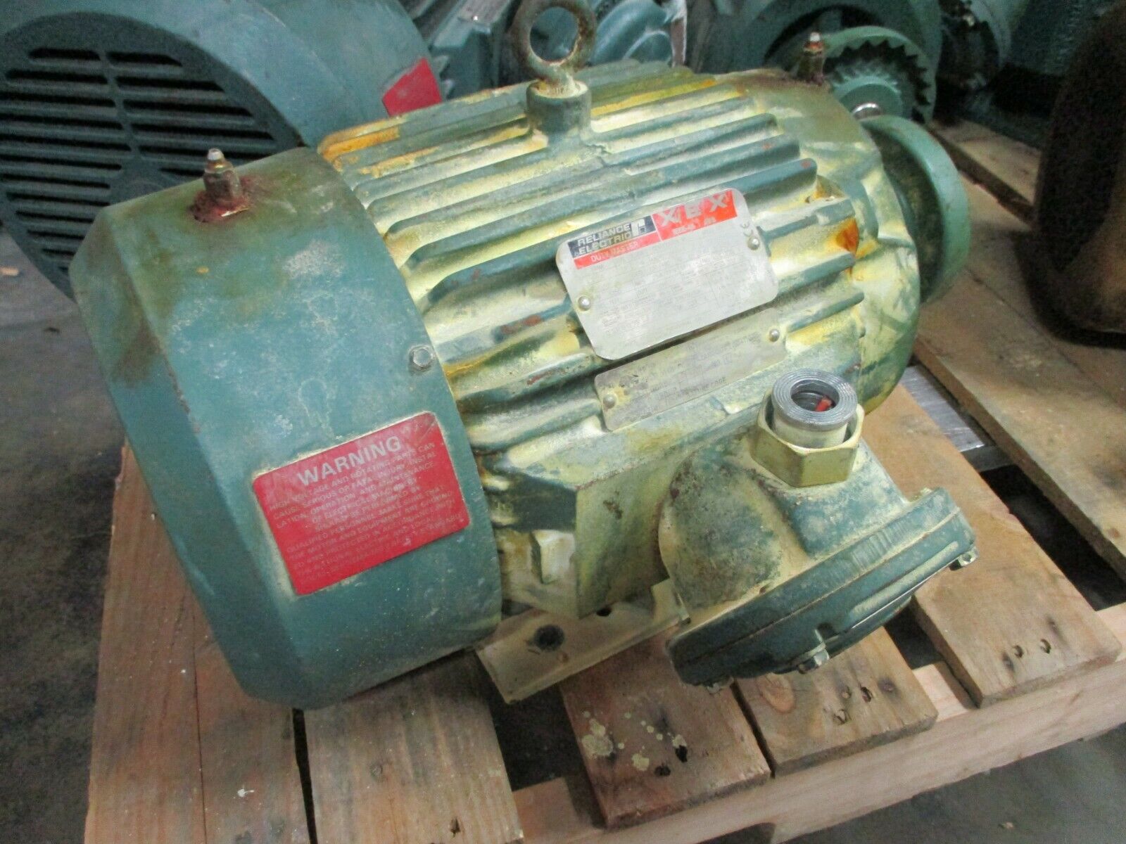 Reliance Duty Master XEX Hazardous Location AC Motor P21G0546G 1800RPM 10HP Used