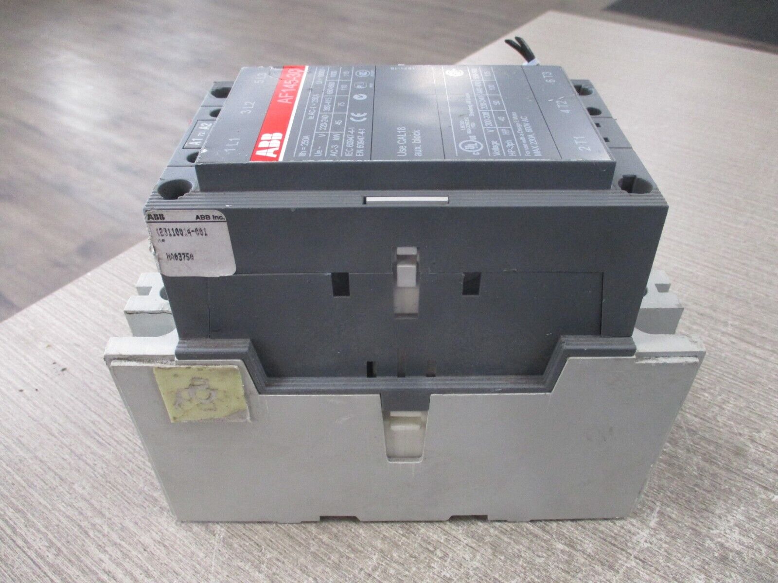 ABB  Contactor  AF145-30  20-60VDC Coil  230A  600V  Used