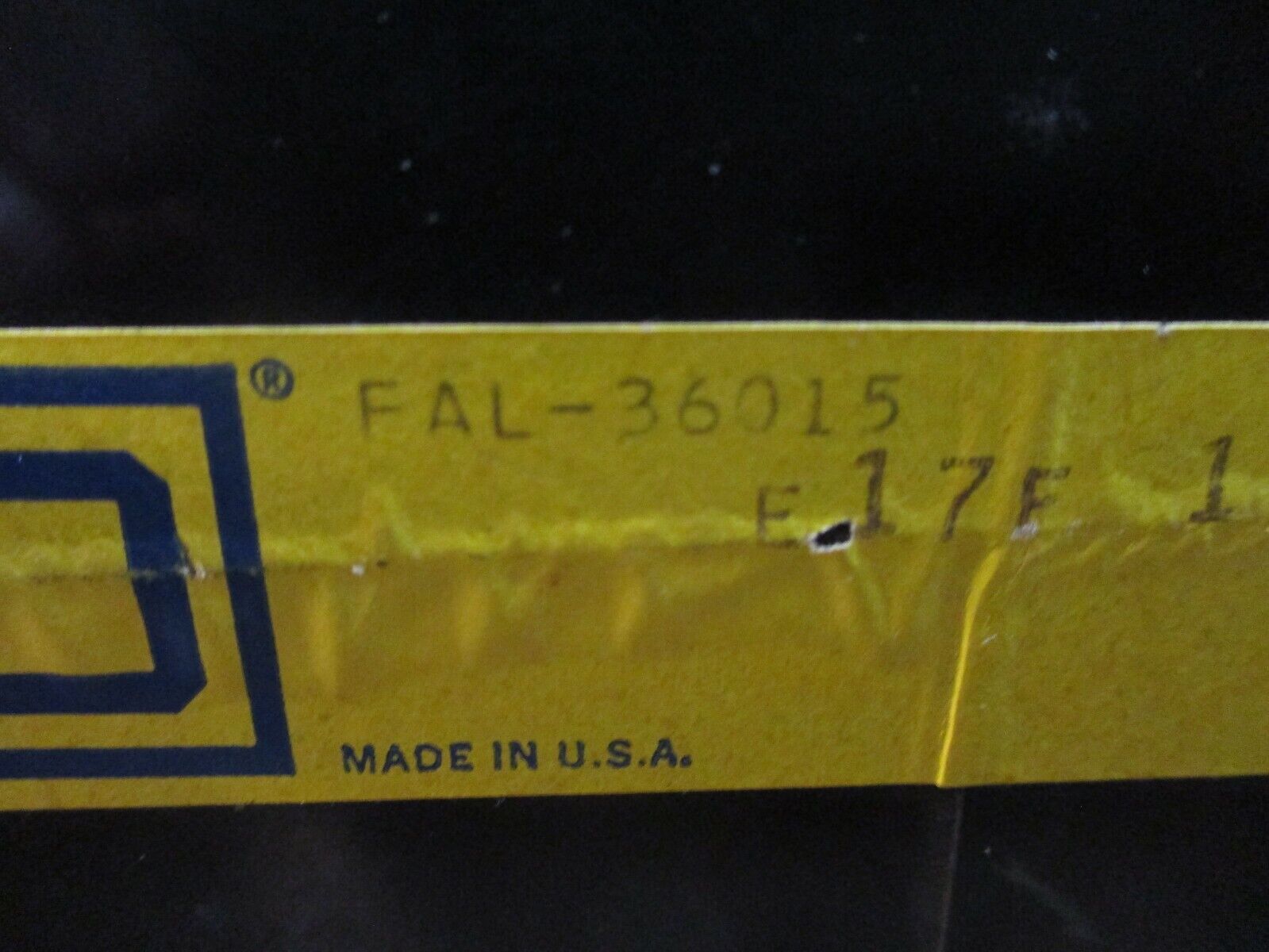 Square D Circuit Breaker FAL-36015 15A 600V 3P Used