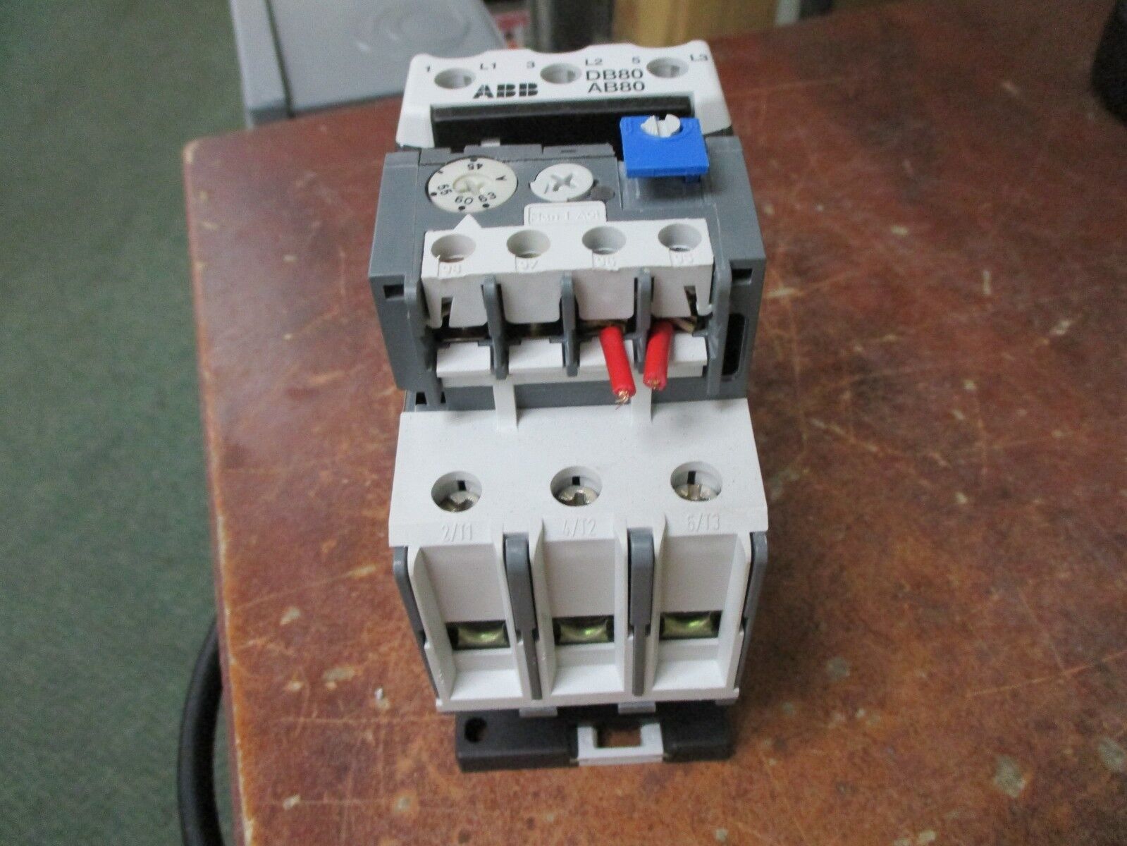 ABB Solid State Overload w/Din Rail Adaptor TA75 DU Trip: 45-63A Used