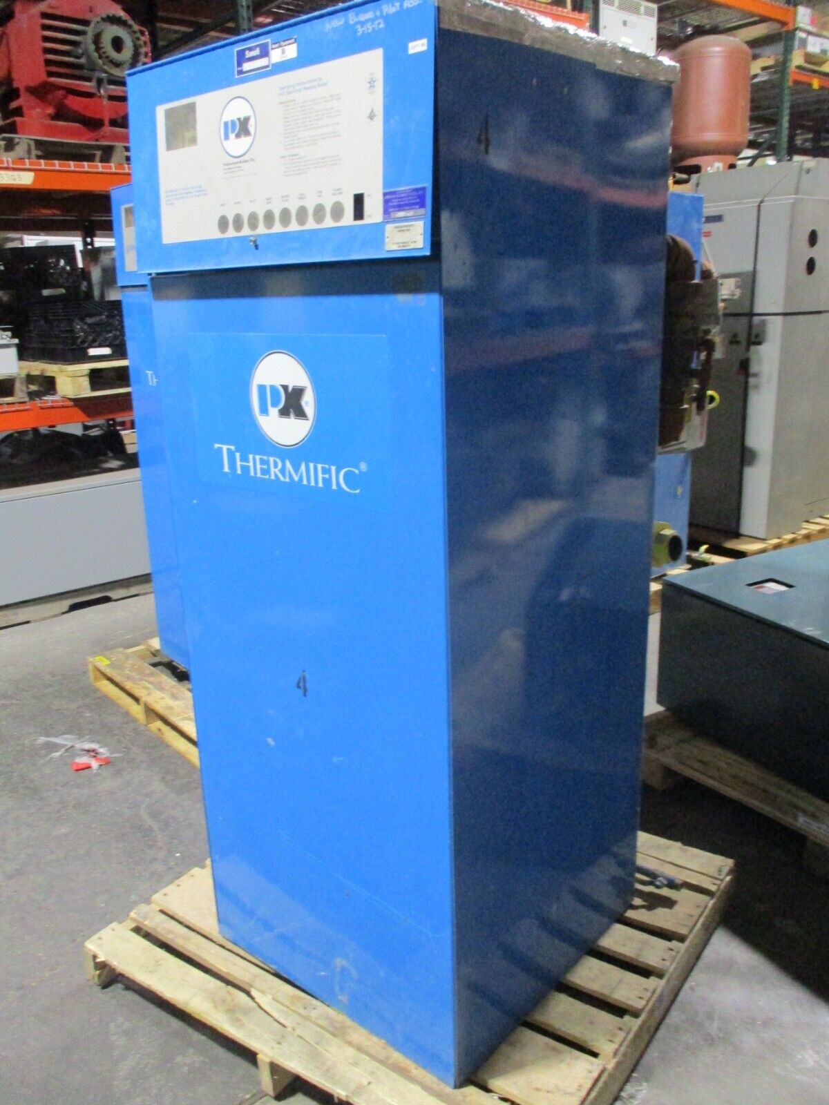 P-K Thermific Boiler N-1700-2 1,700,000BTU Natural Gas Used